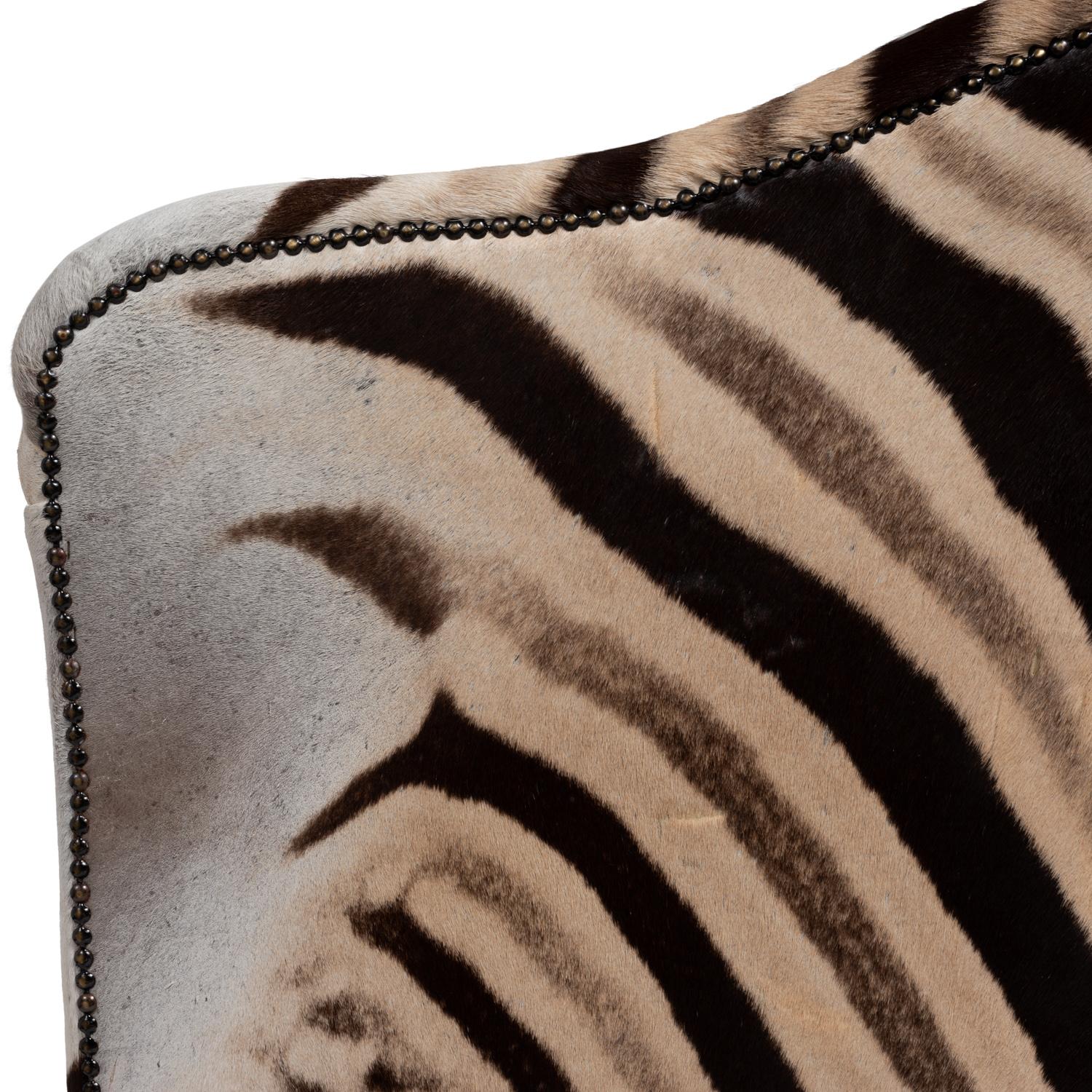 Zebra Hide Settee