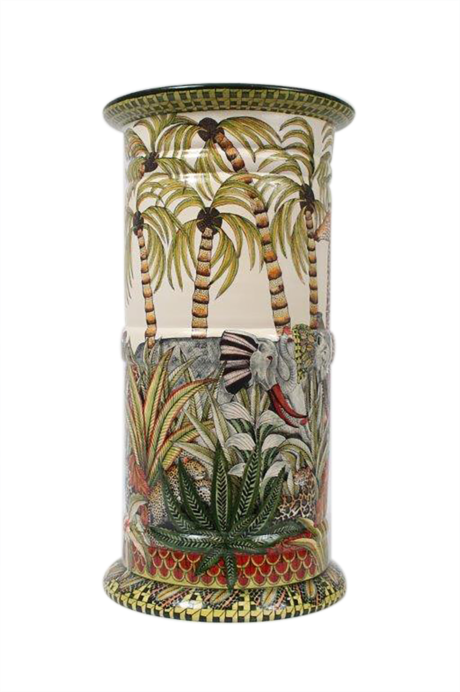 Ardmore Ceramic: Palm Parade Umbrella Stand