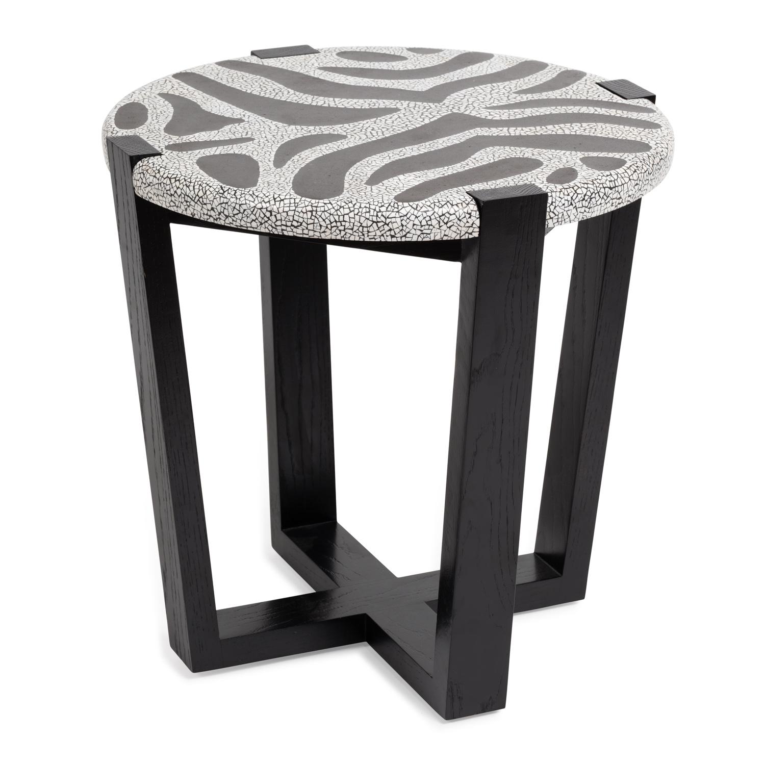 Nama Side Table - Zebra