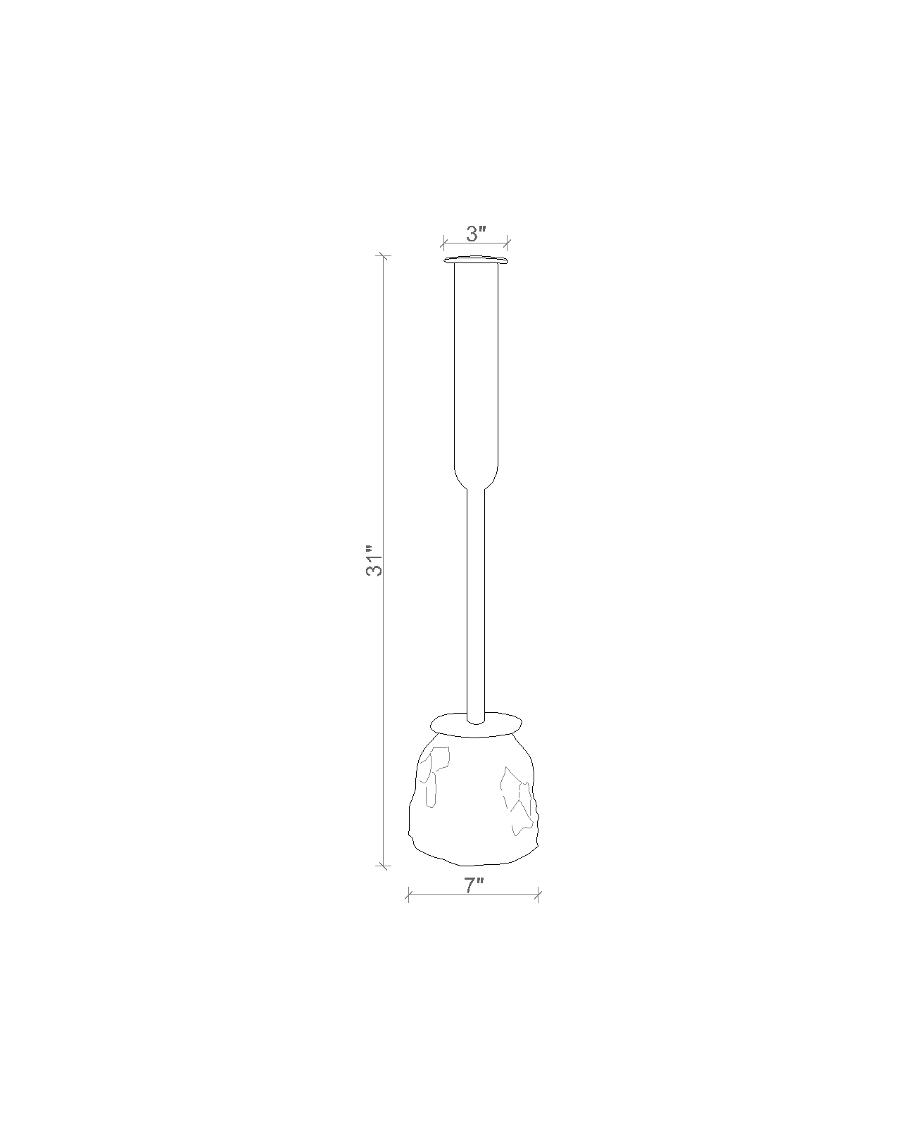 Primal Candlestick - Large