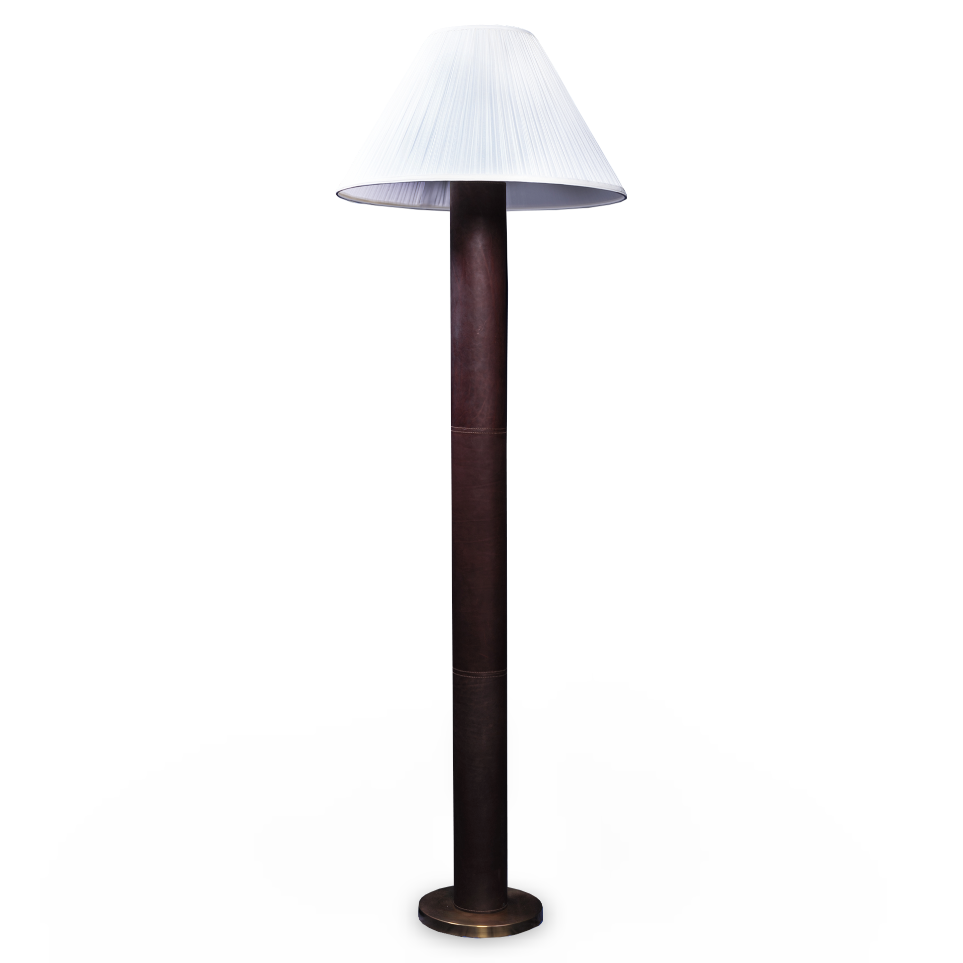 Nawi Floor Lamp in Leather