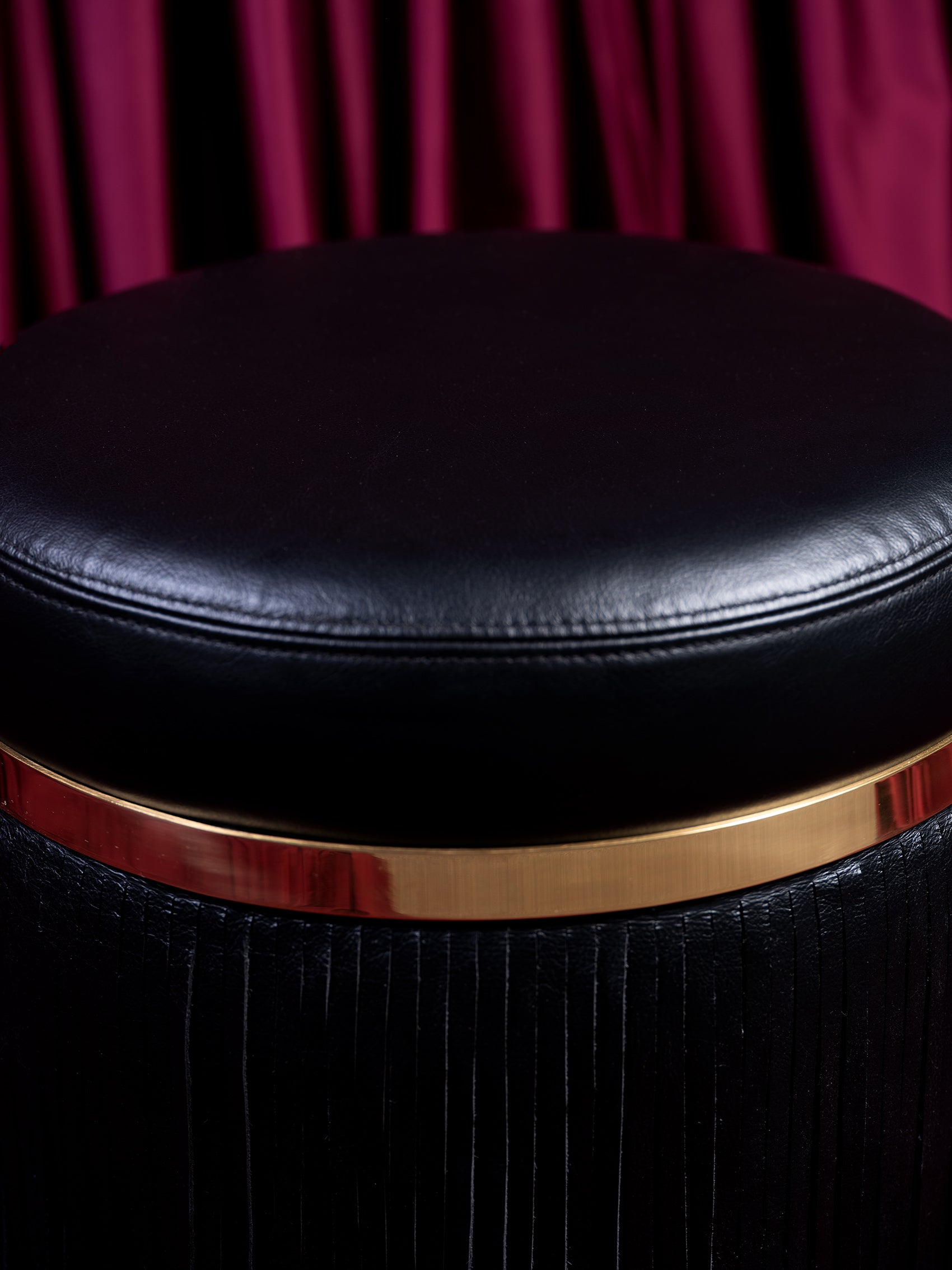 Nobu Ottoman in Premium Leather