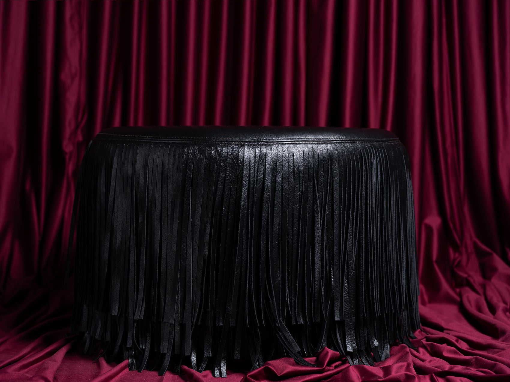 Ndidi Ottoman in Premium Leather