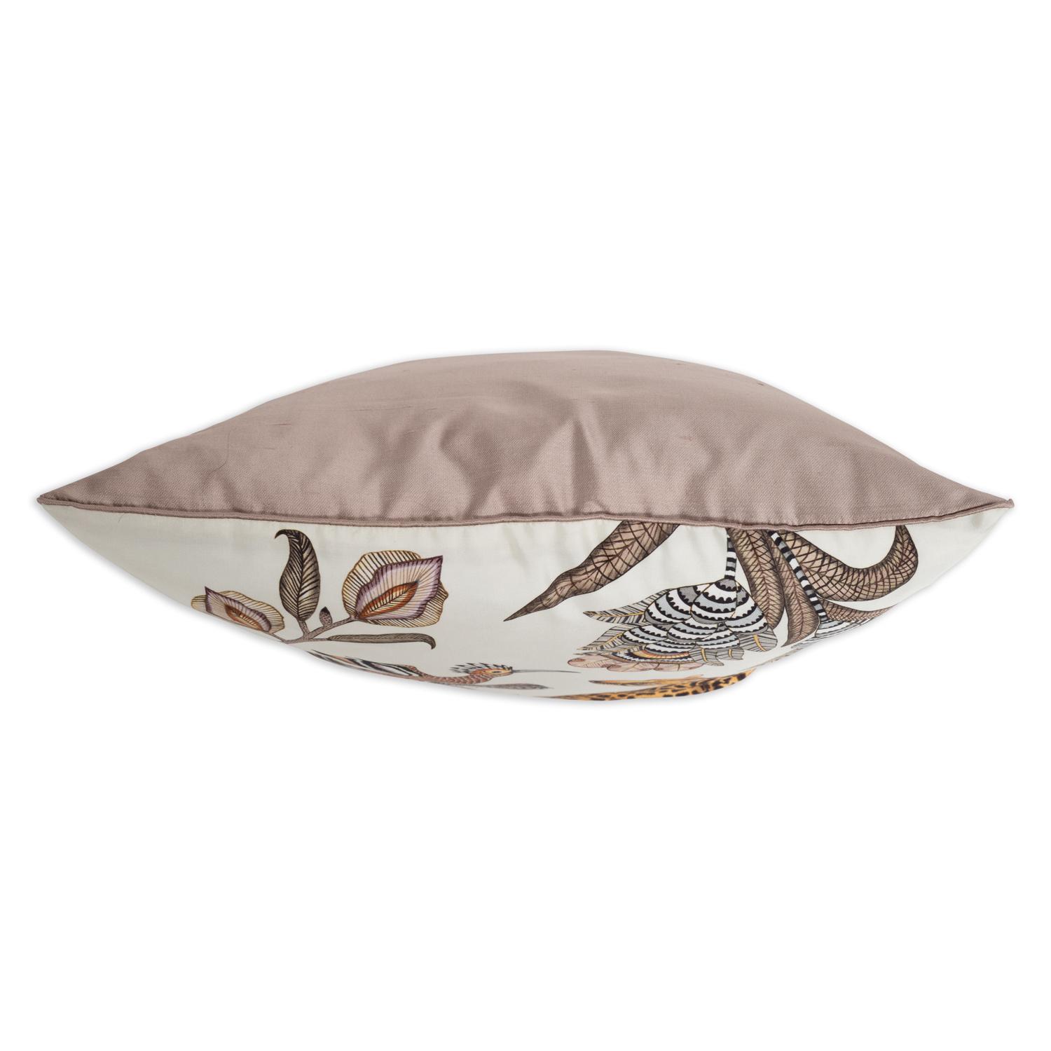 Camp Critters Pillow - Silk - Stone