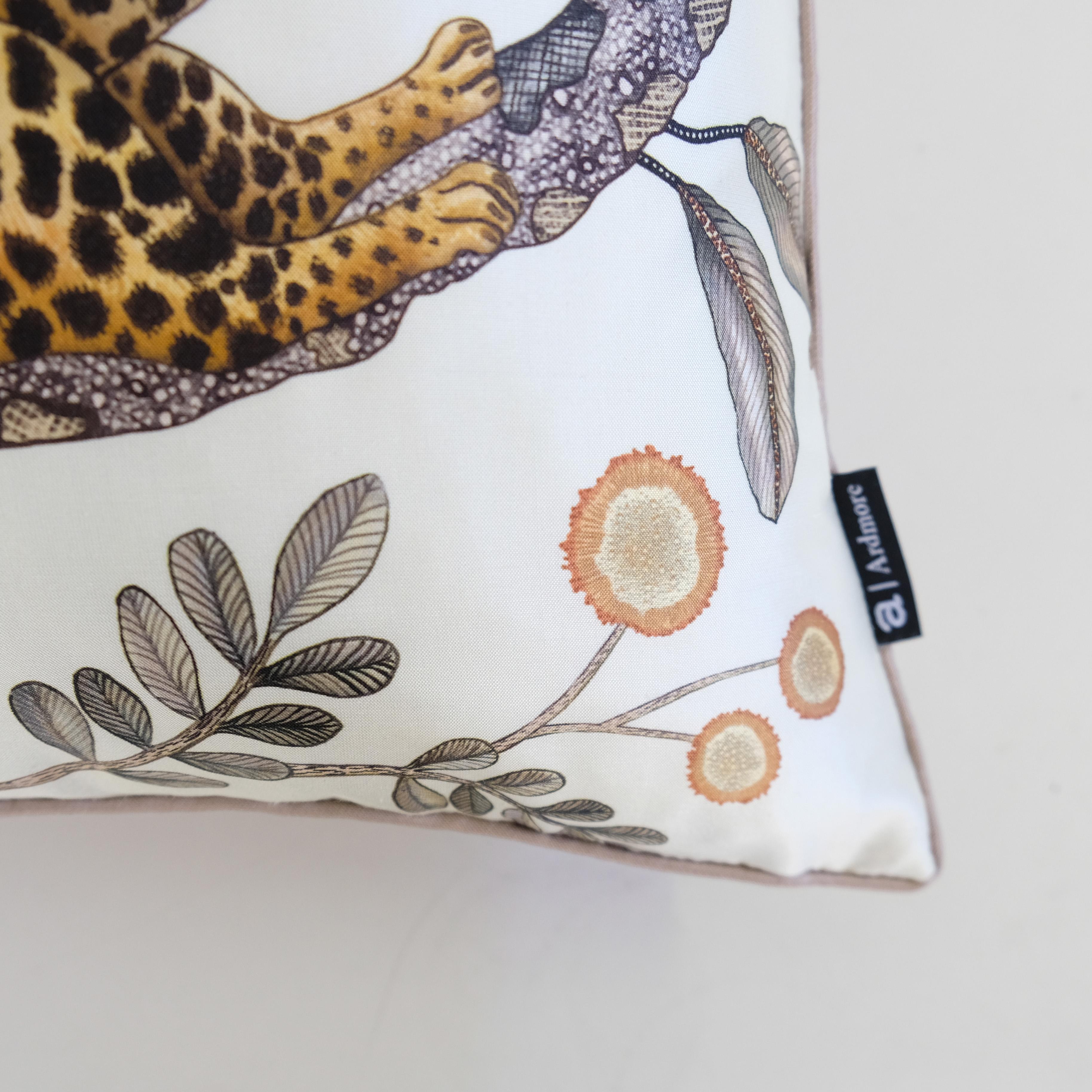 Camp Critters Pillow - Velvet - Stone