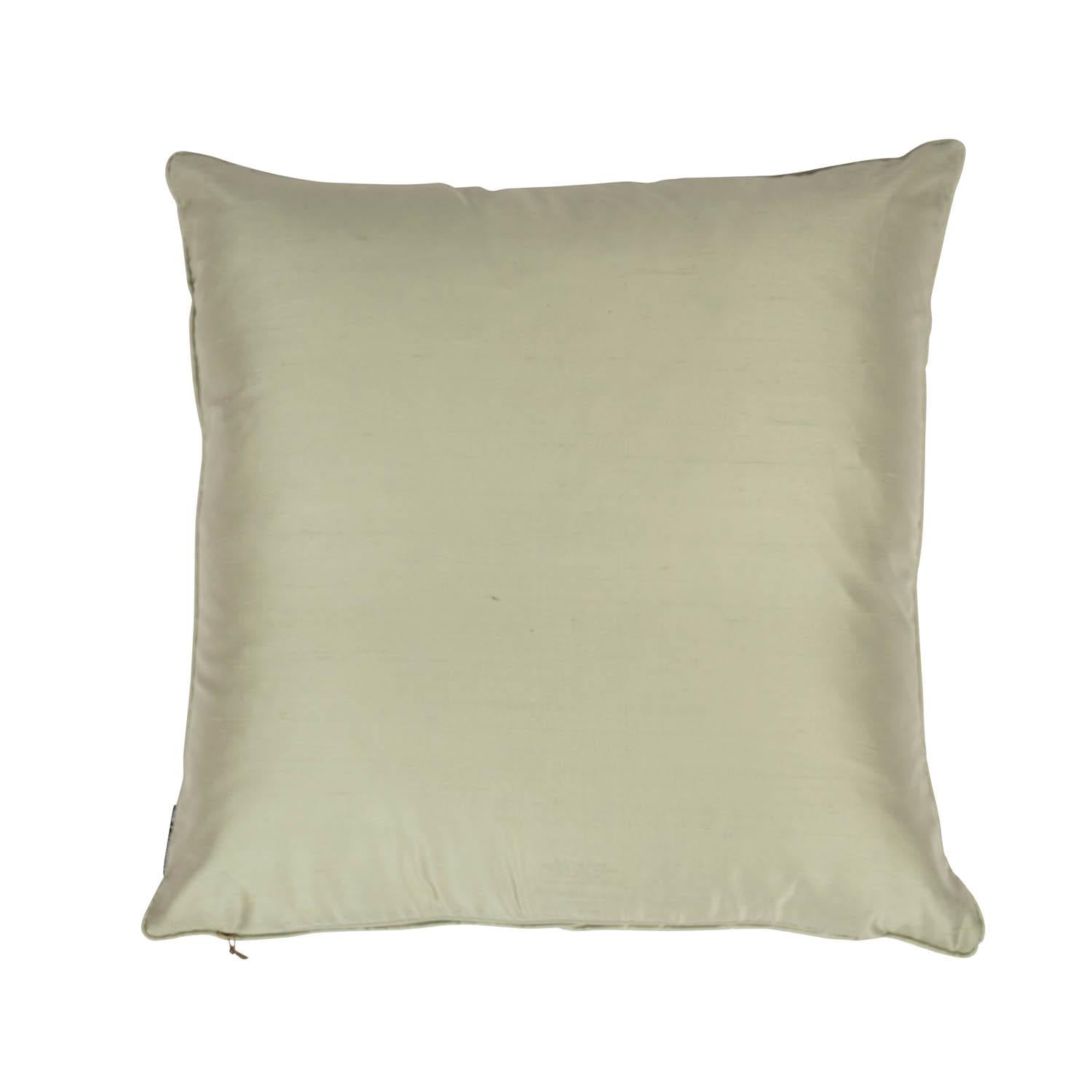 Dancing Elephants Pillow - Silk - Magnolia