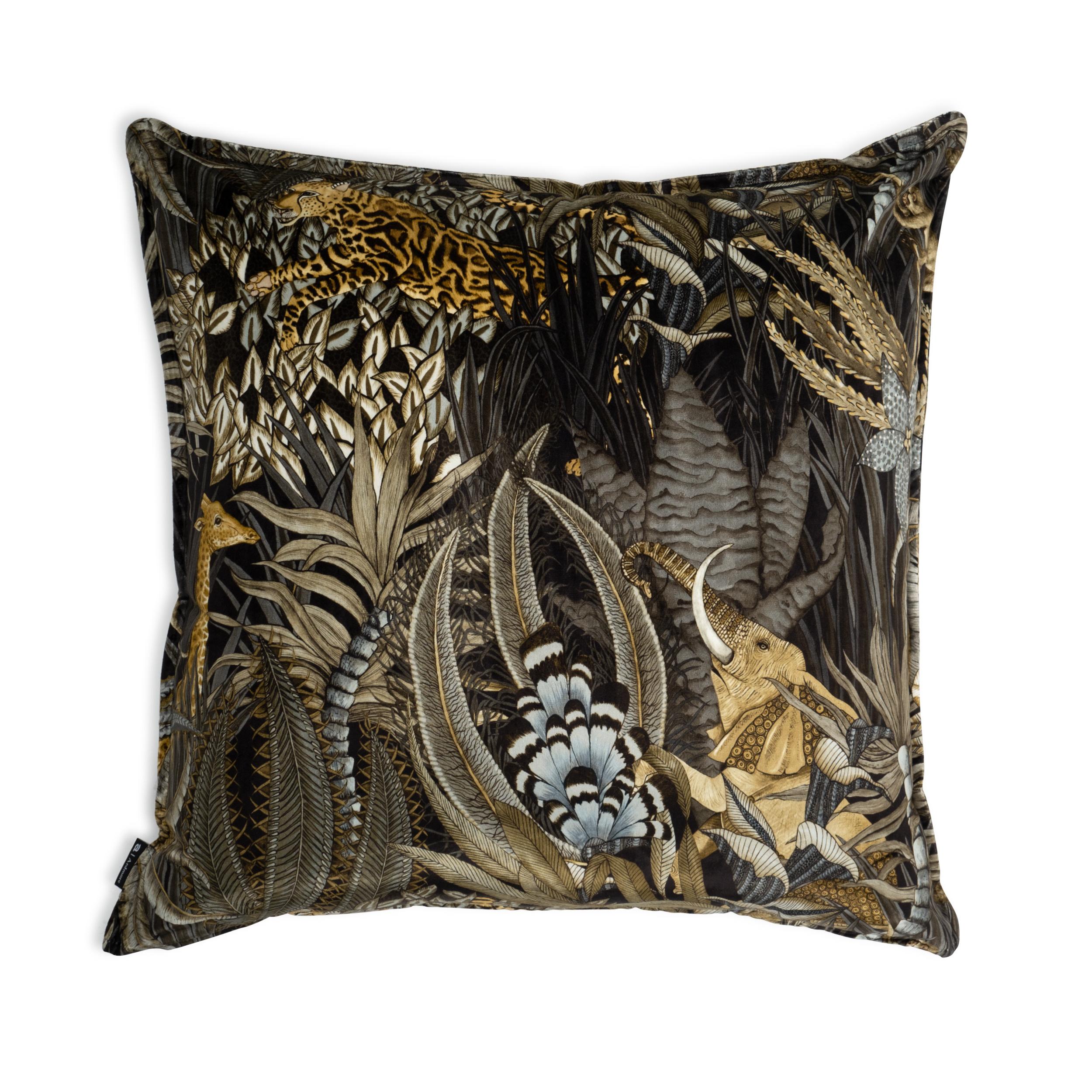 Sabie Forest Pillow - Velvet - Moonlight
