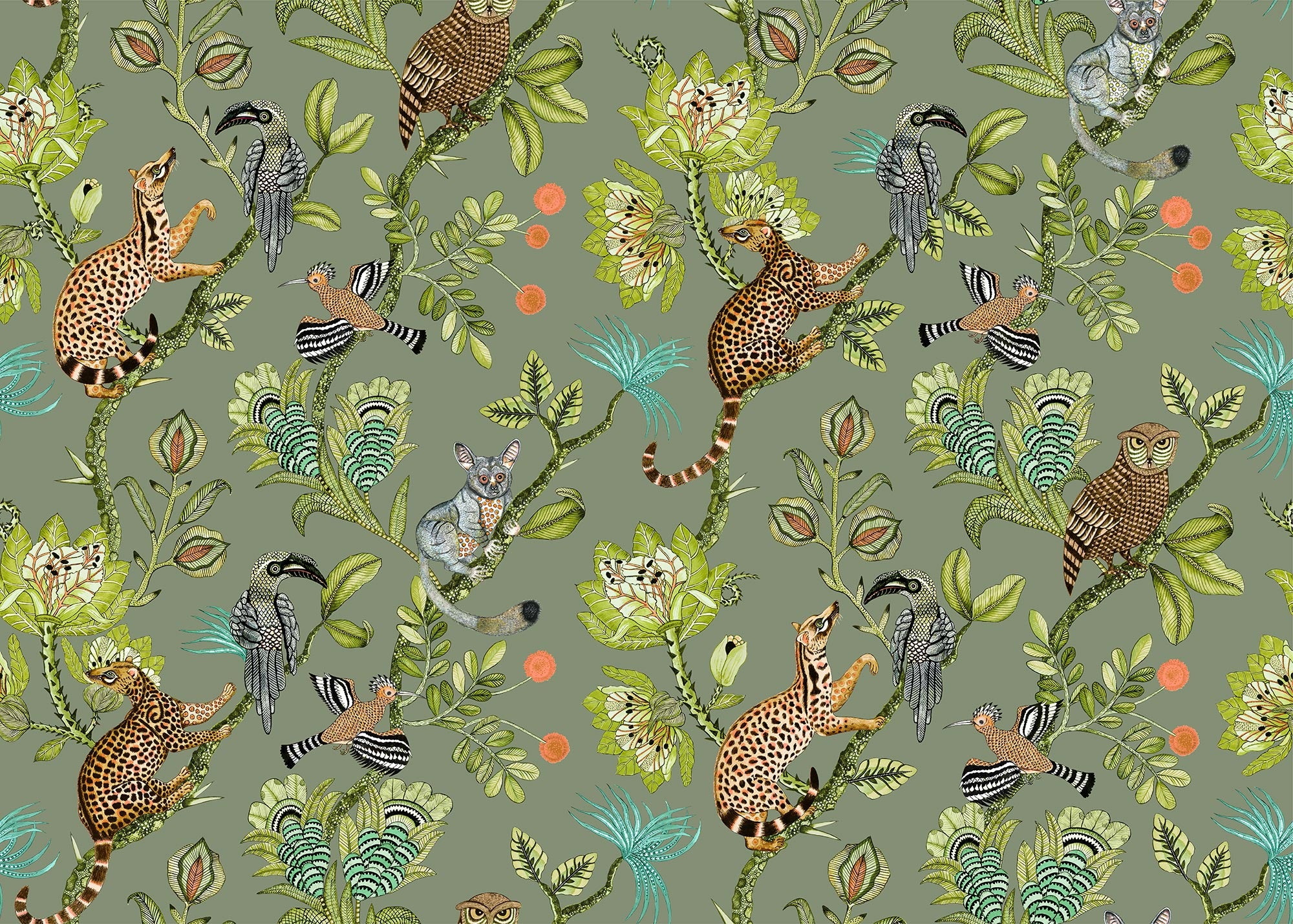 Camp Critters Fabric - Velvet - Delta