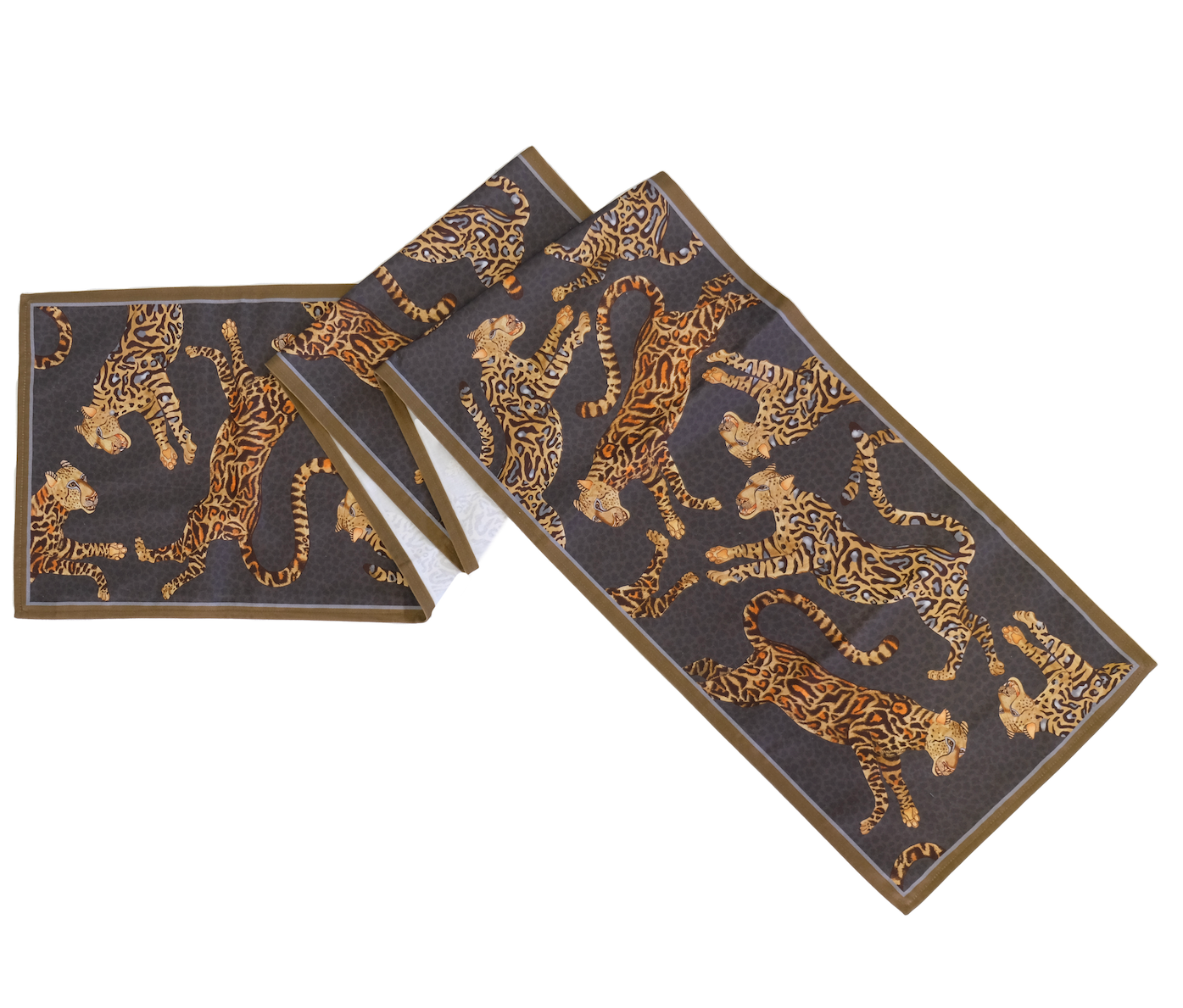 Cheetah Kings Table Runner - Night - Large