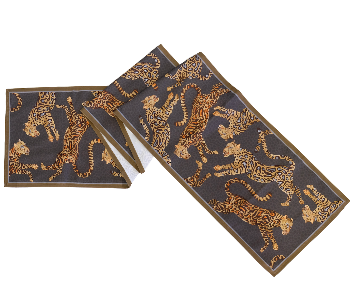 Cheetah Kings Table Runner - Night