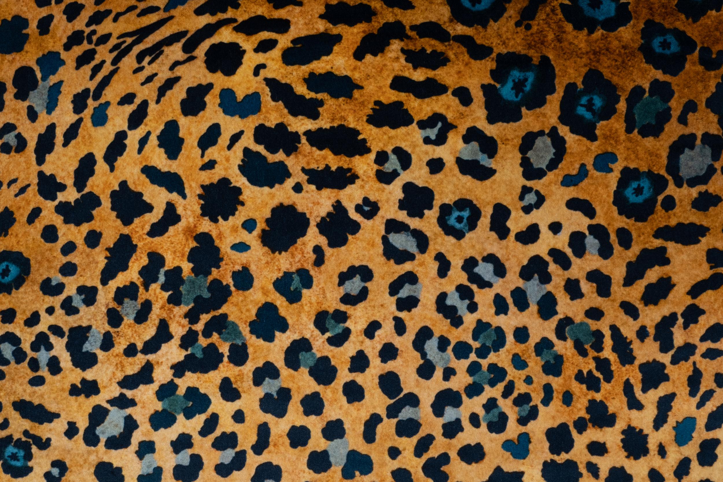 Safari Spot Pillow - Velvet - Midnight