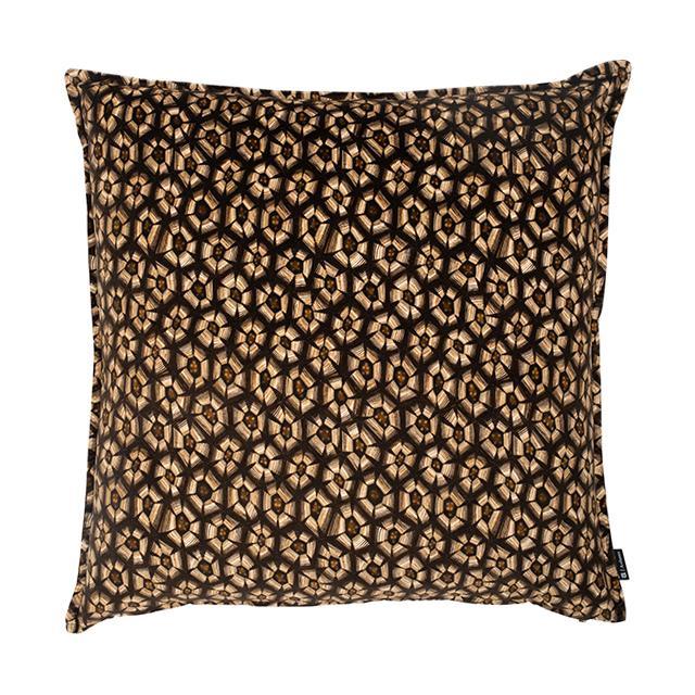 Thanda Tortoise Pillow - Velvet - Silver