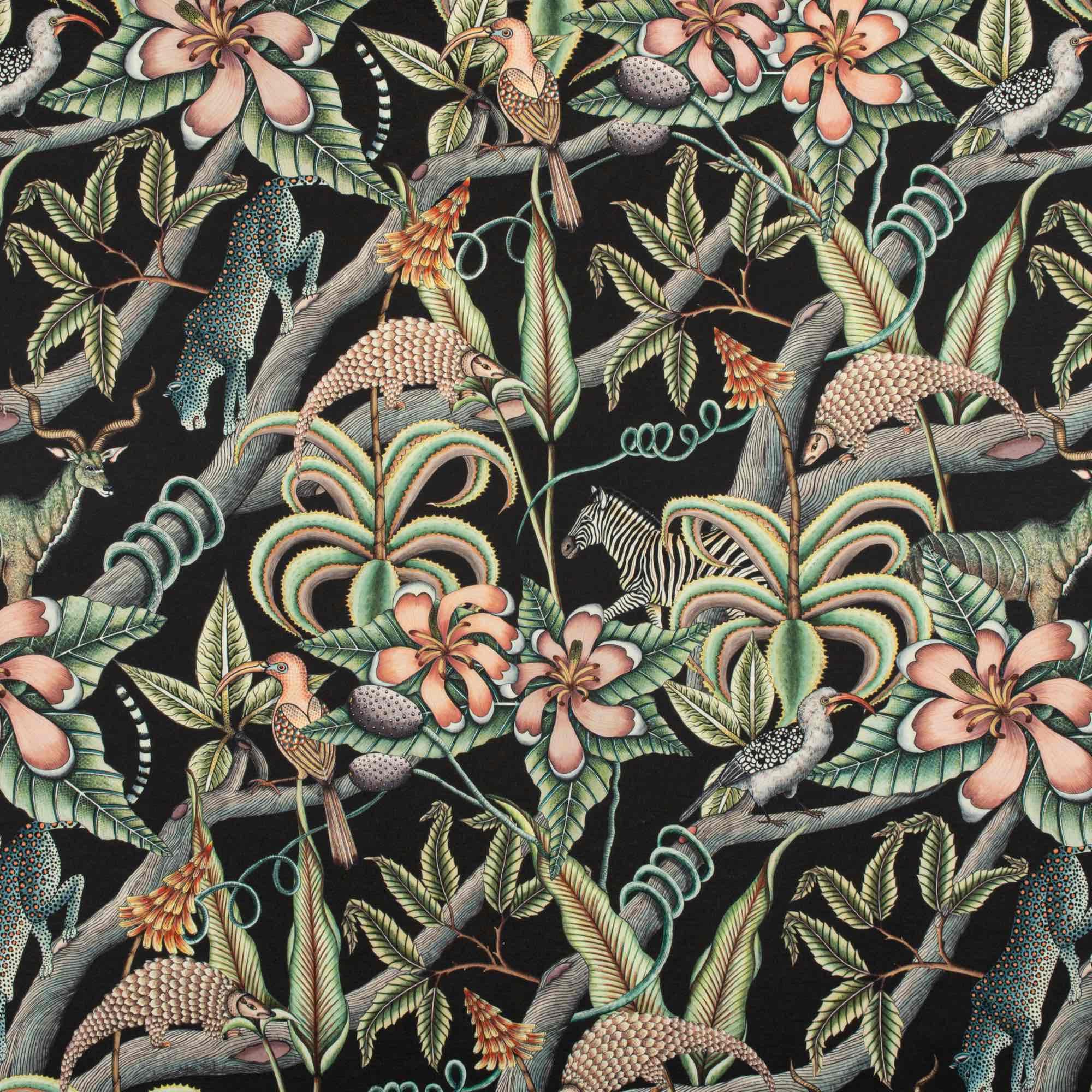 Pangolin Park Outdoor Fabric - Night