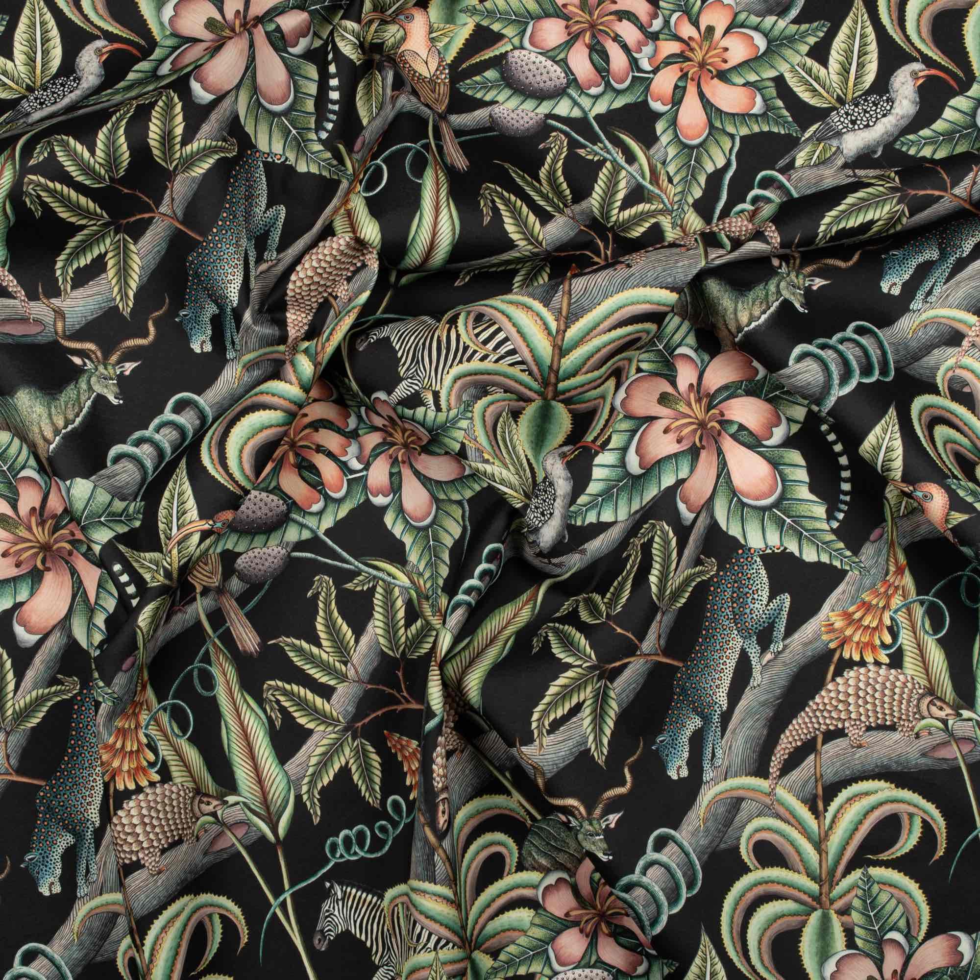 Pangolin Park Outdoor Fabric - Night