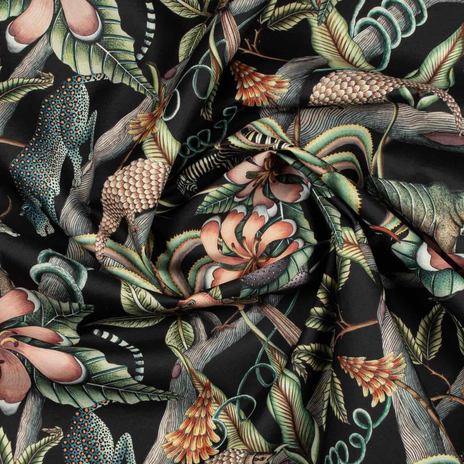 Pangolin Park Outdoor Fabric - Night