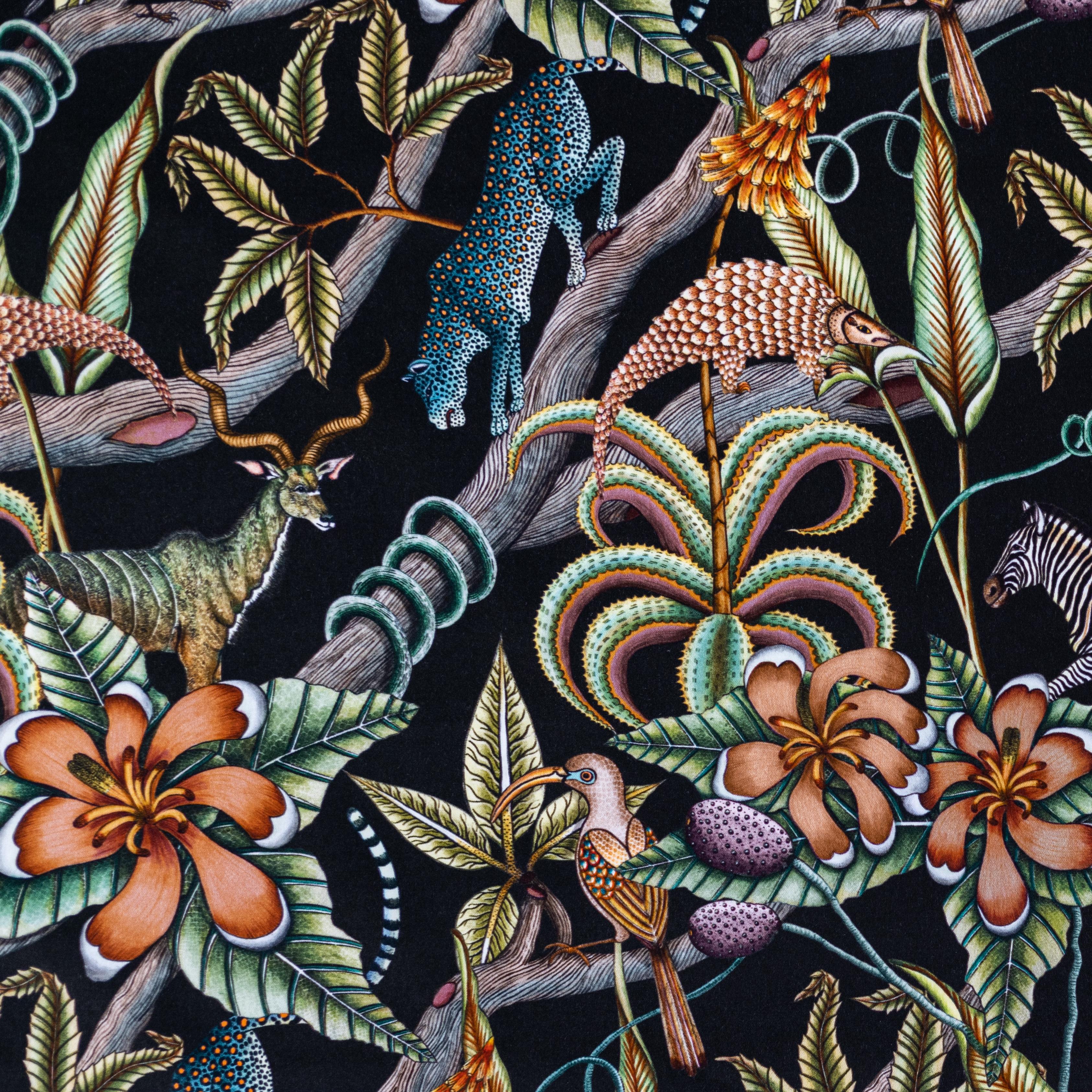 Pangolin Park Fabric - Velvet - Night