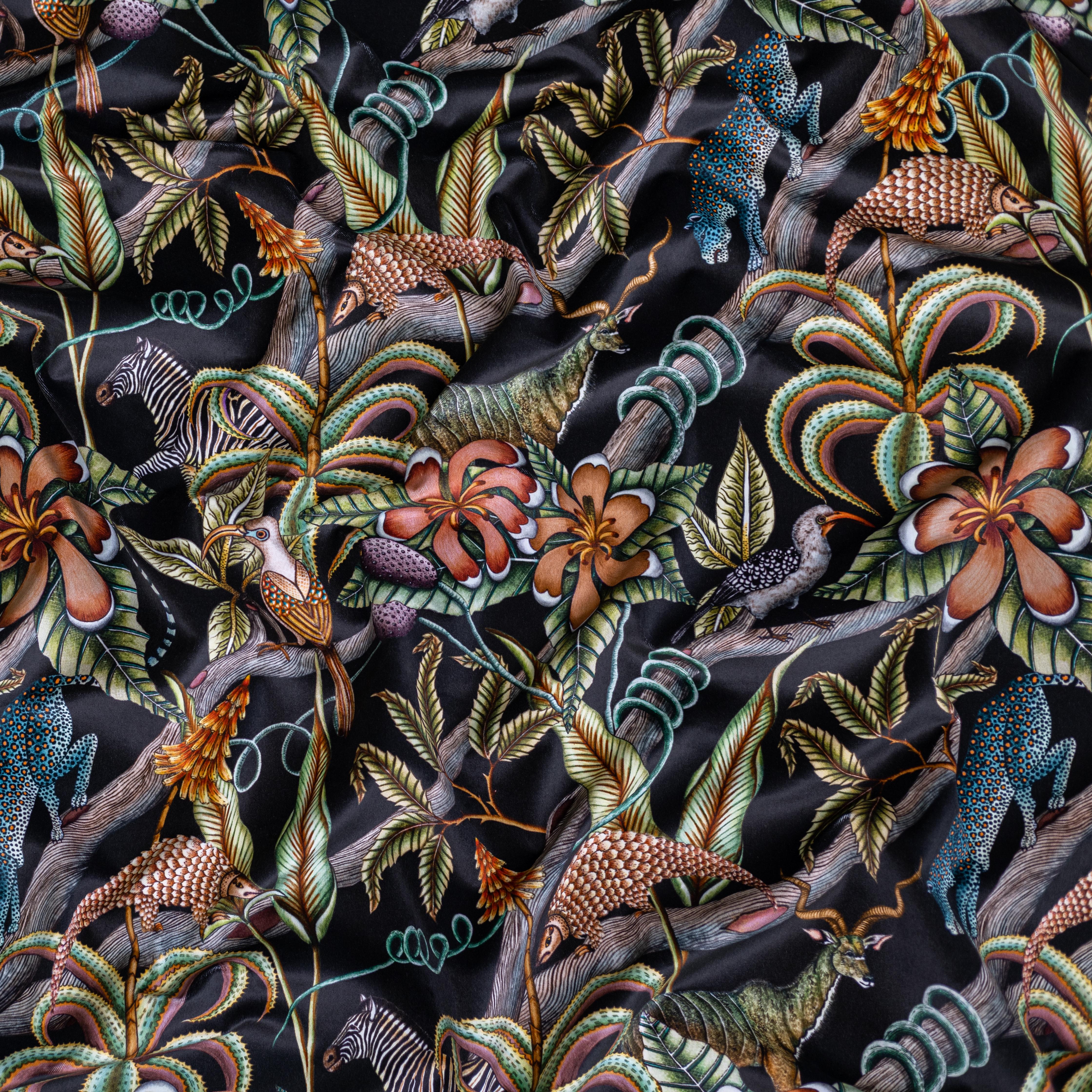 Pangolin Park Fabric - Velvet - Night