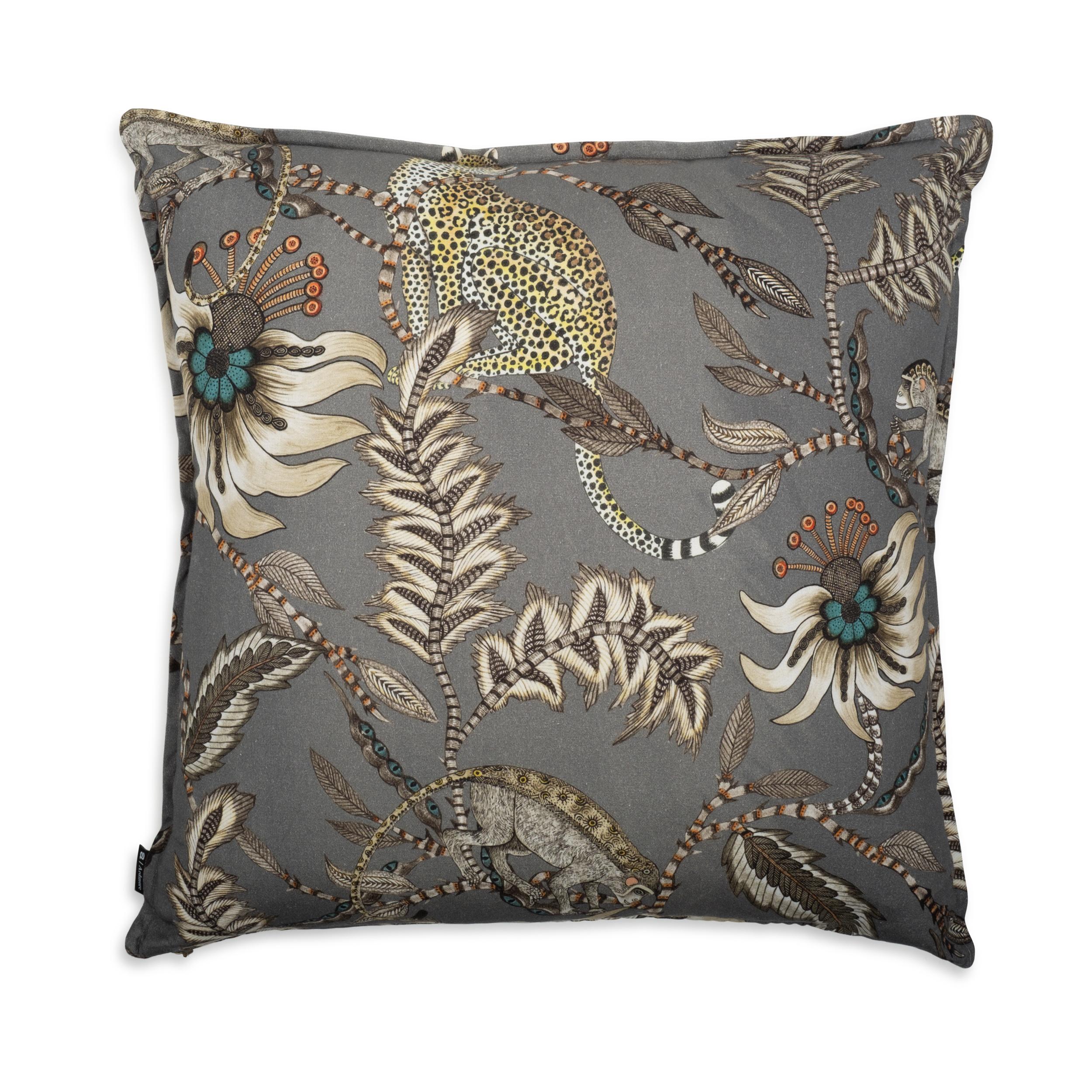 Monkey Bean Pillow - Linen - Ash