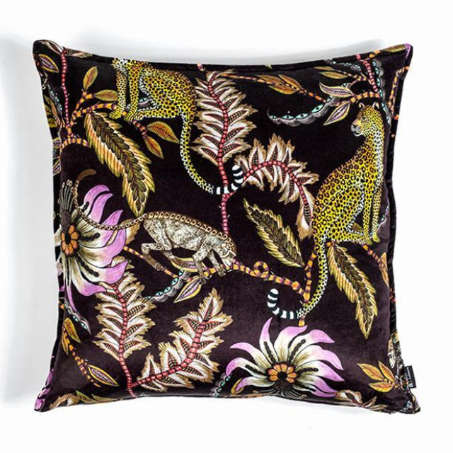 Monkey Bean Velvet Pillow - Night