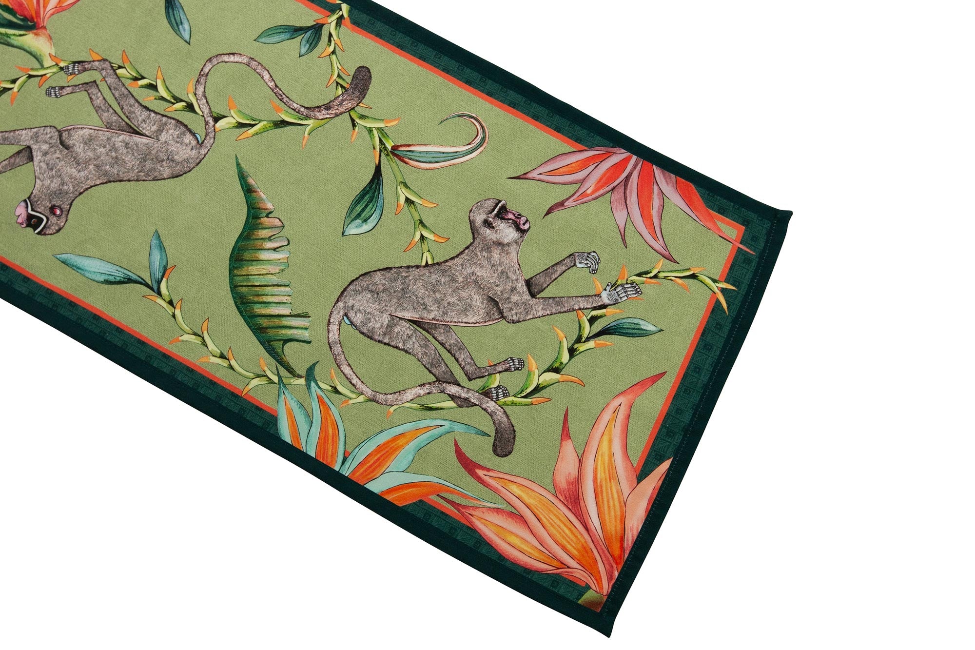 Monkey Paradise Table Runner - Delta - Large