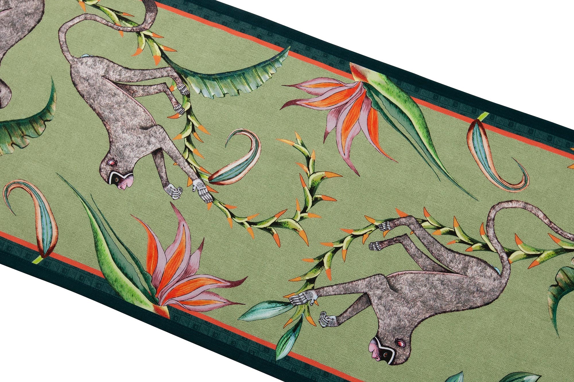 Monkey Paradise Table Runner - Delta - Large