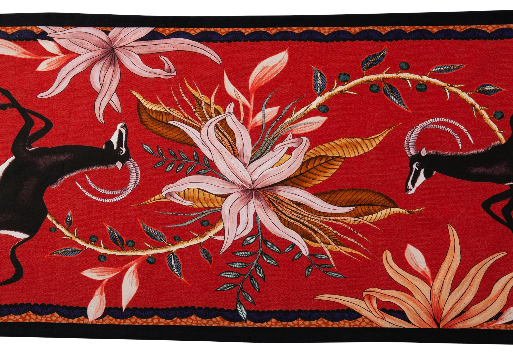 Sable Table Runner - Royal Red - Large