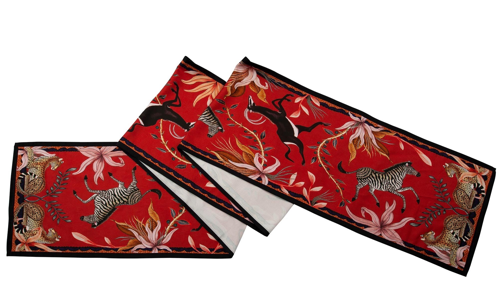 Sable Table Runner - Royal Red