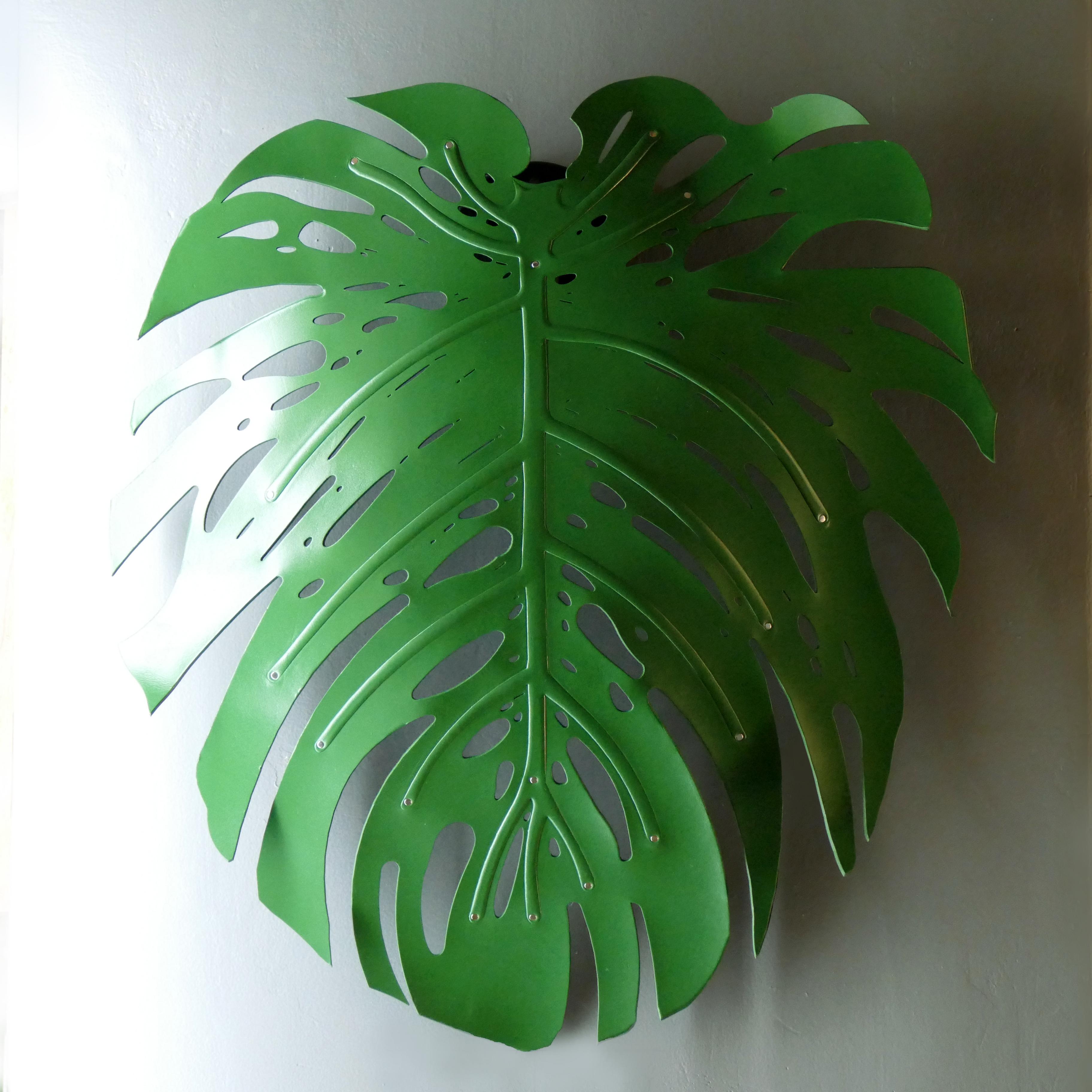 Delicious Wall Sconce - Green Leather