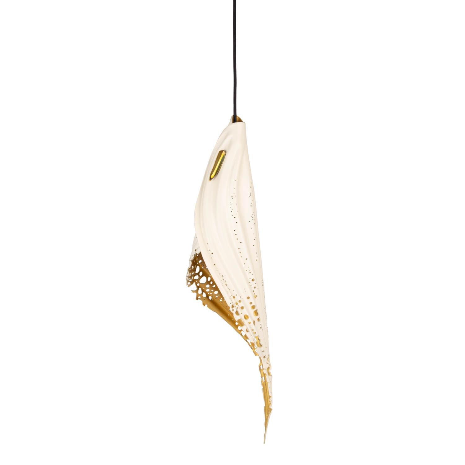 Pierced Blade Light - Large - Bone/Gold