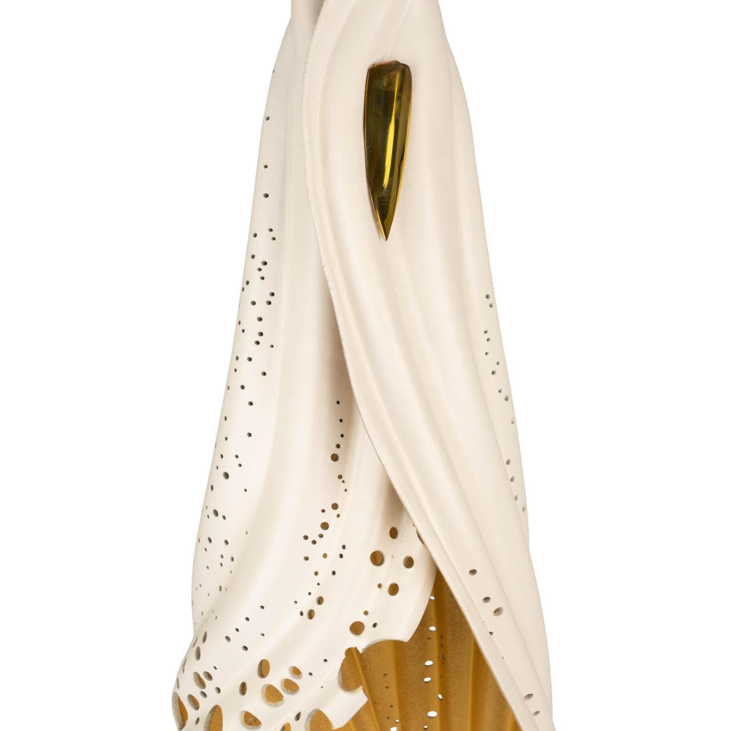 Pierced Blade Light - Large - Bone/Gold