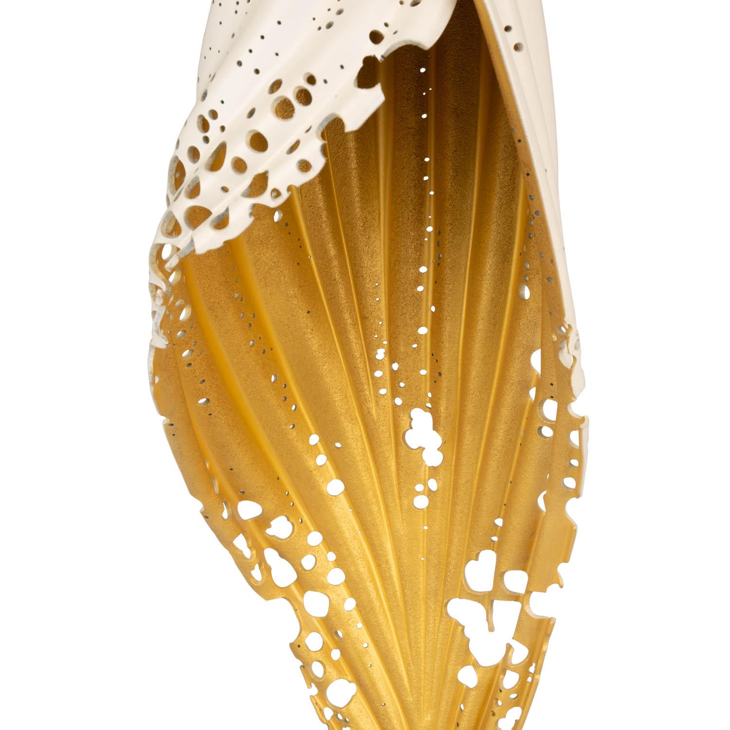 Pierced Blade Light - Large - Bone/Gold