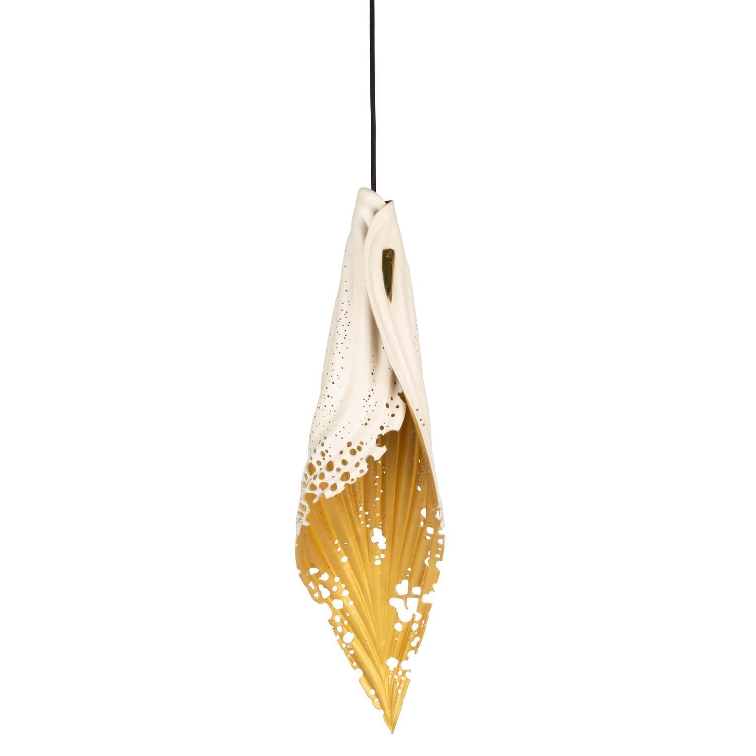 Pierced Blade Light - Large - Bone/Gold