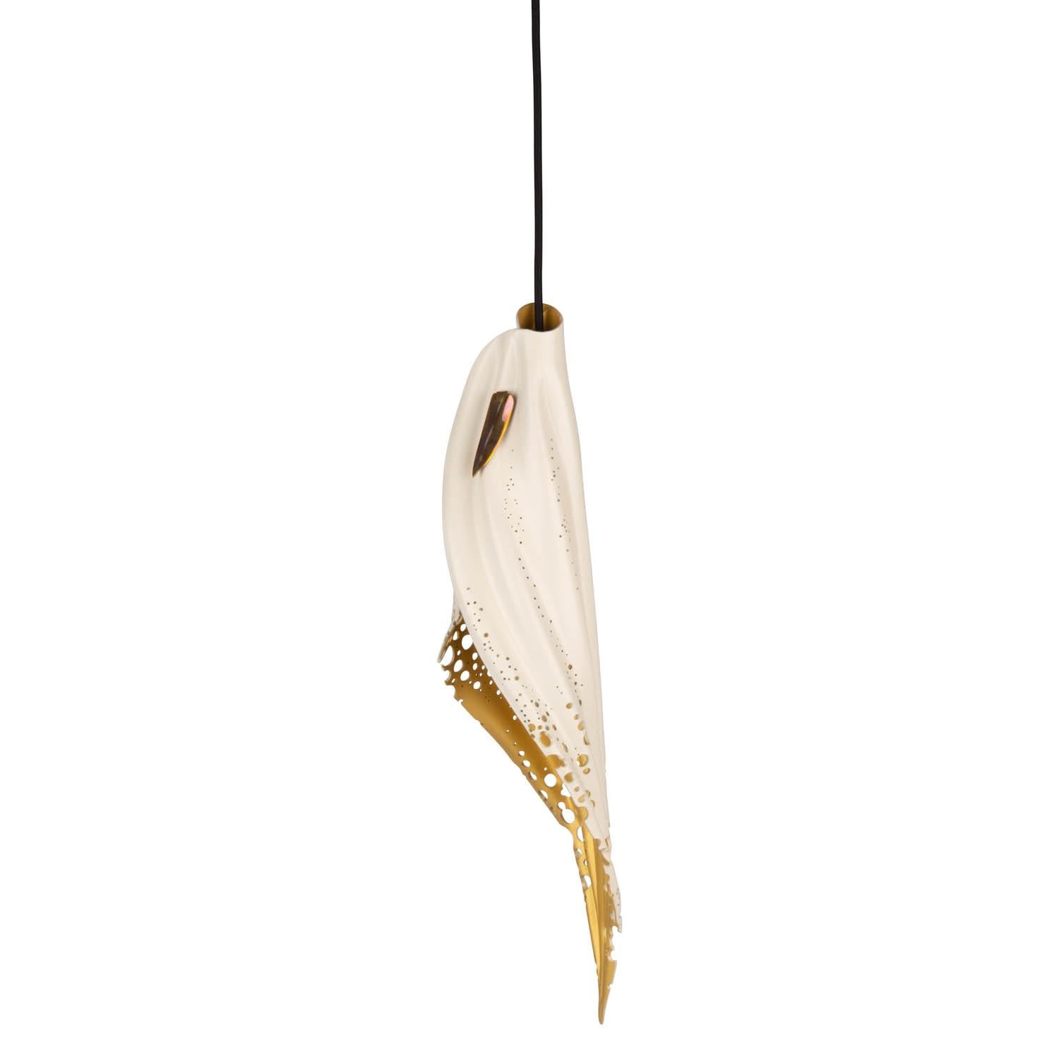 Pierced Blade Light - Medium - Bone/Gold