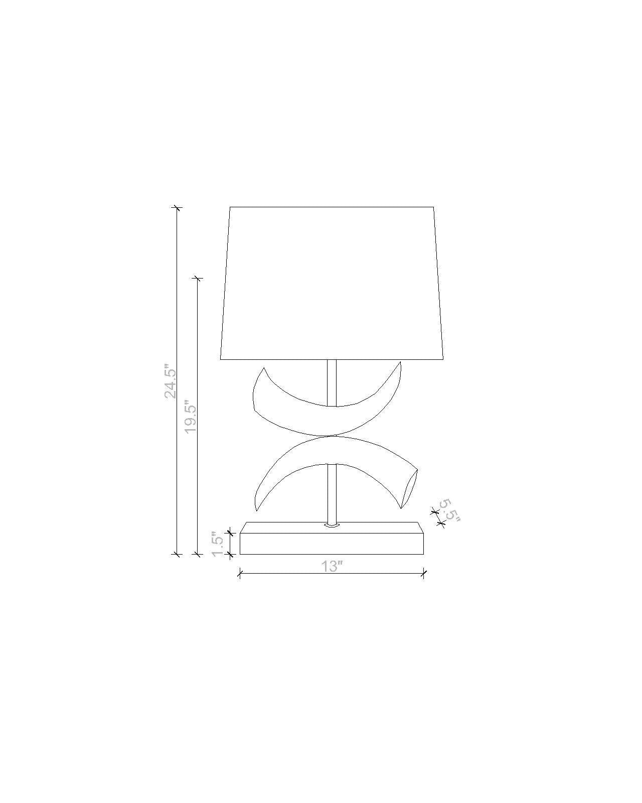 Cow Horn Bow Lamp