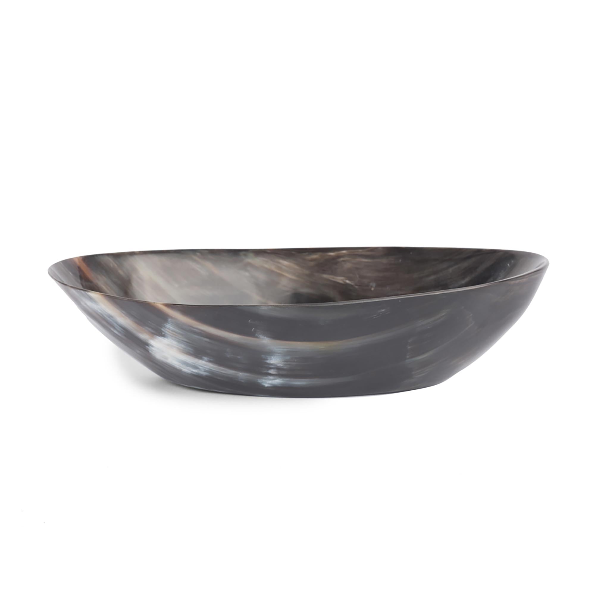 Cow Horn Bowl - Oval Deep