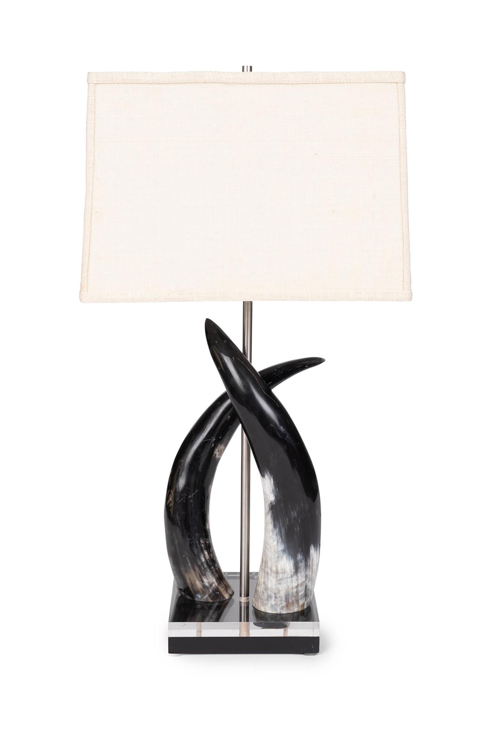 Horn best sale table lamp