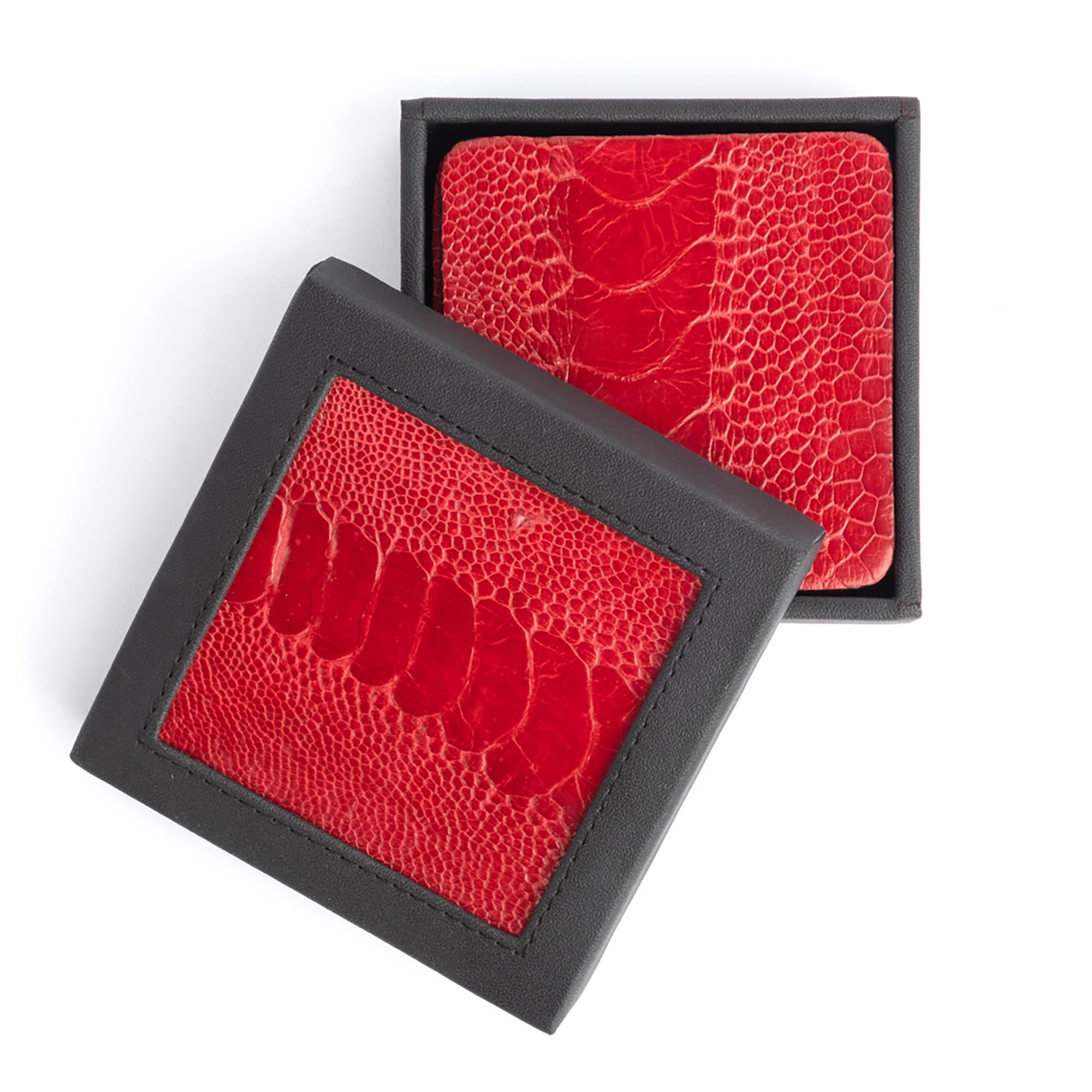 Ostrich Shin w/ Box - Red (S/6)