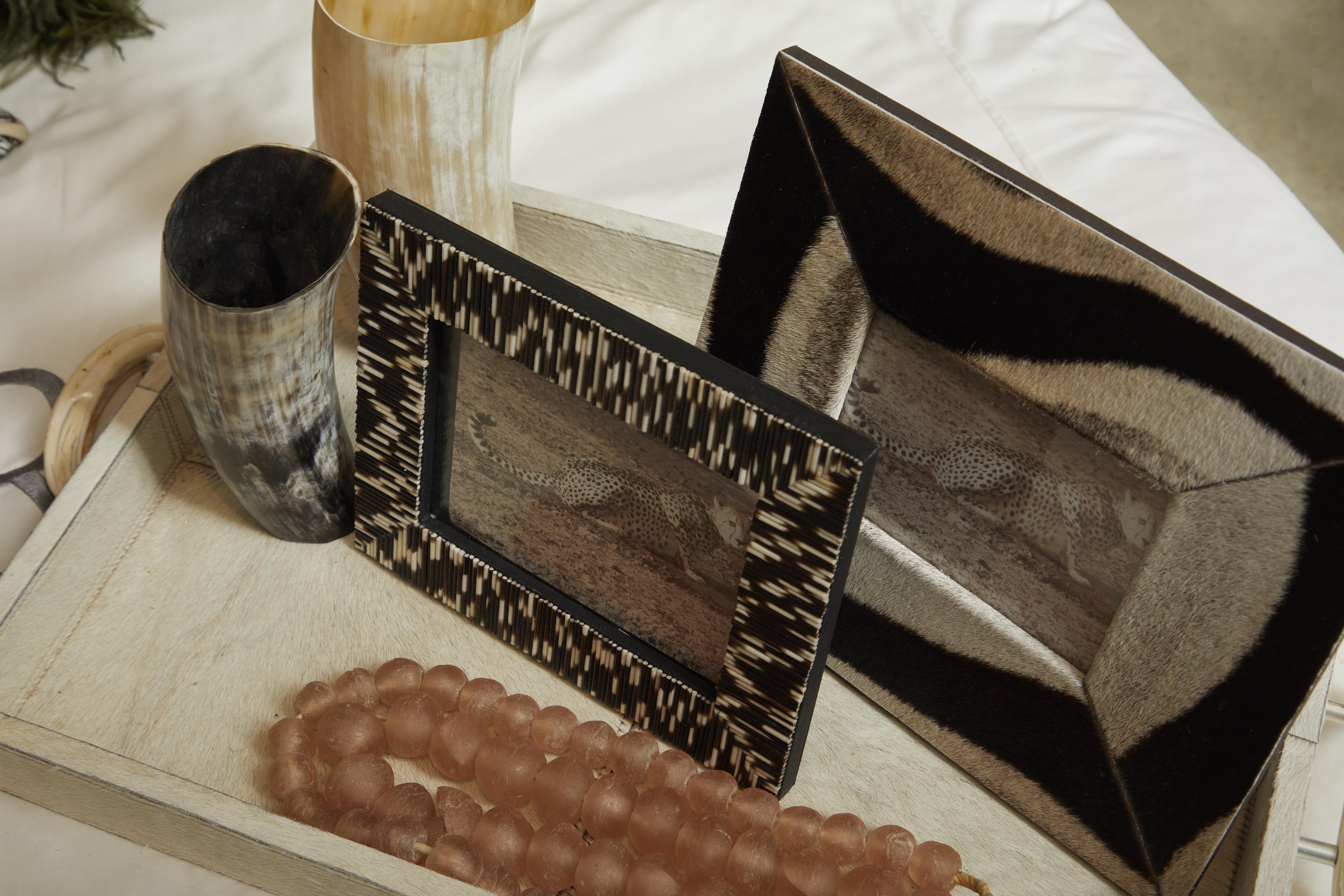 Zebra Hide Photo Frame