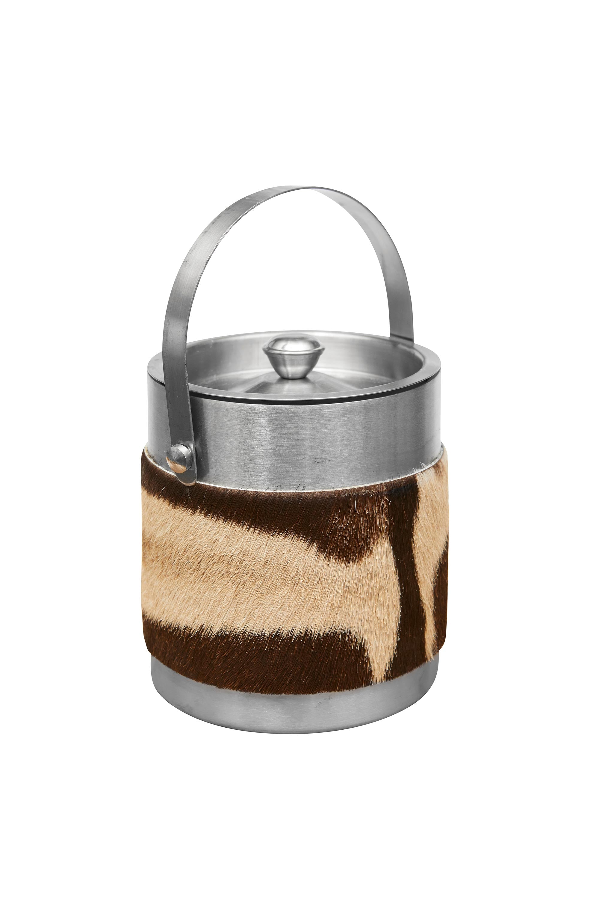 Zebra Hide Ice Bucket
