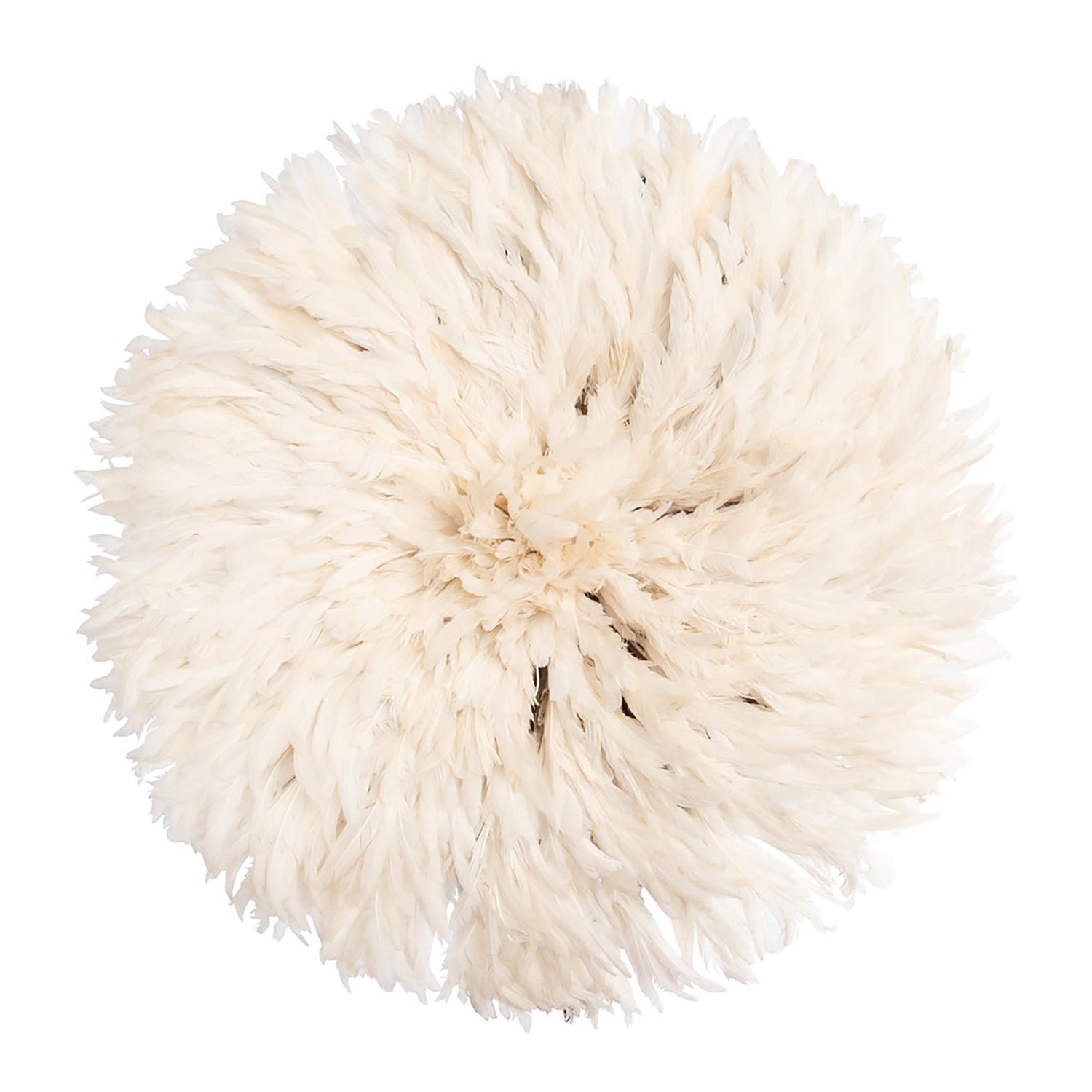 Juju Feather Hat - 32" - Cream
