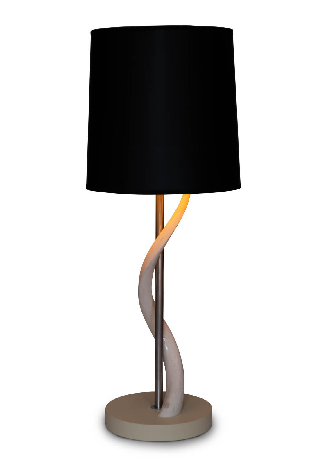 Kudu Inner Horn Table Lamp