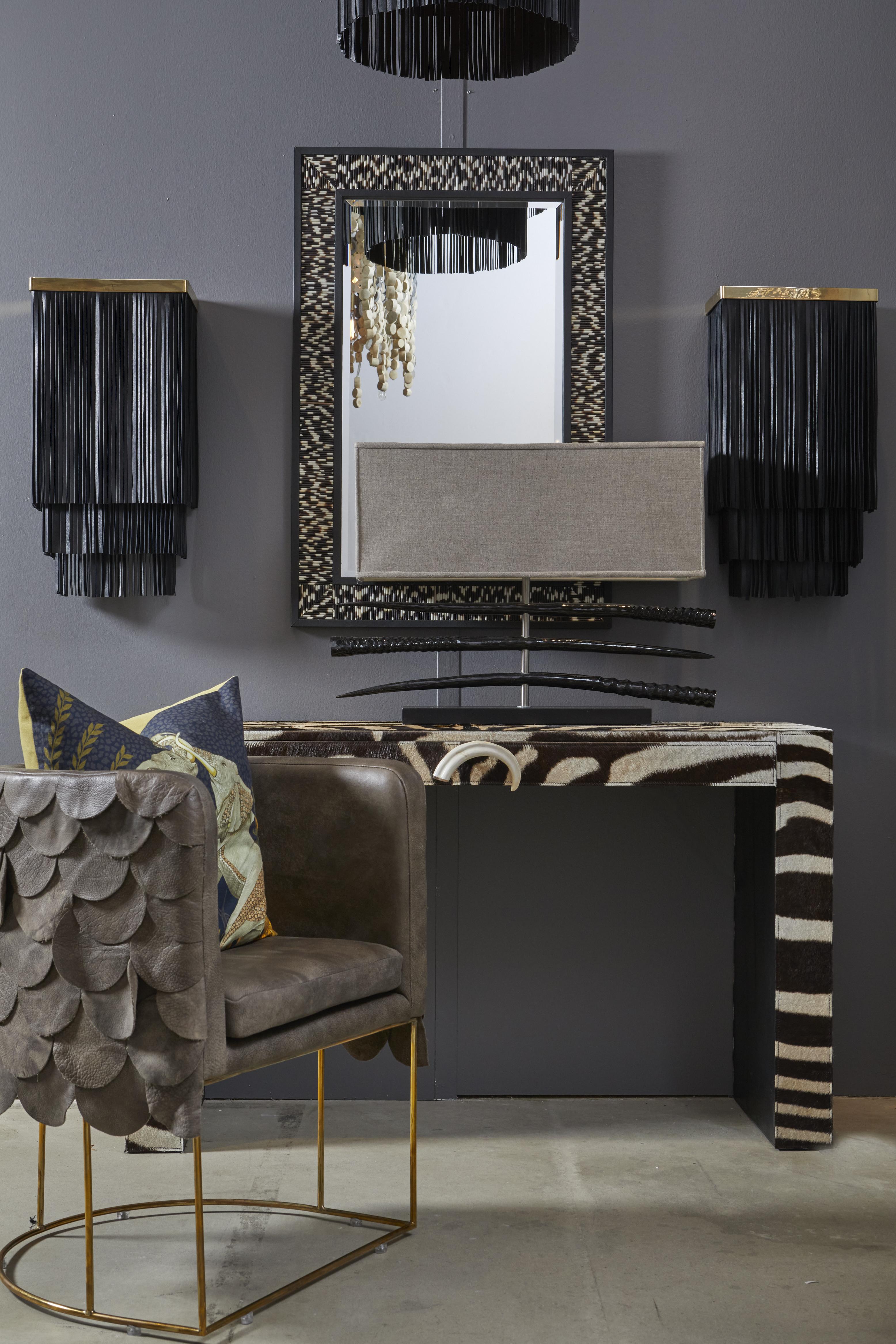 Porcupine Quill Rectangle Mirror - Small