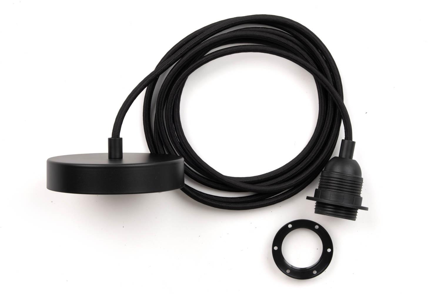 Porcupine Quill Pendant w/ Leather Trim