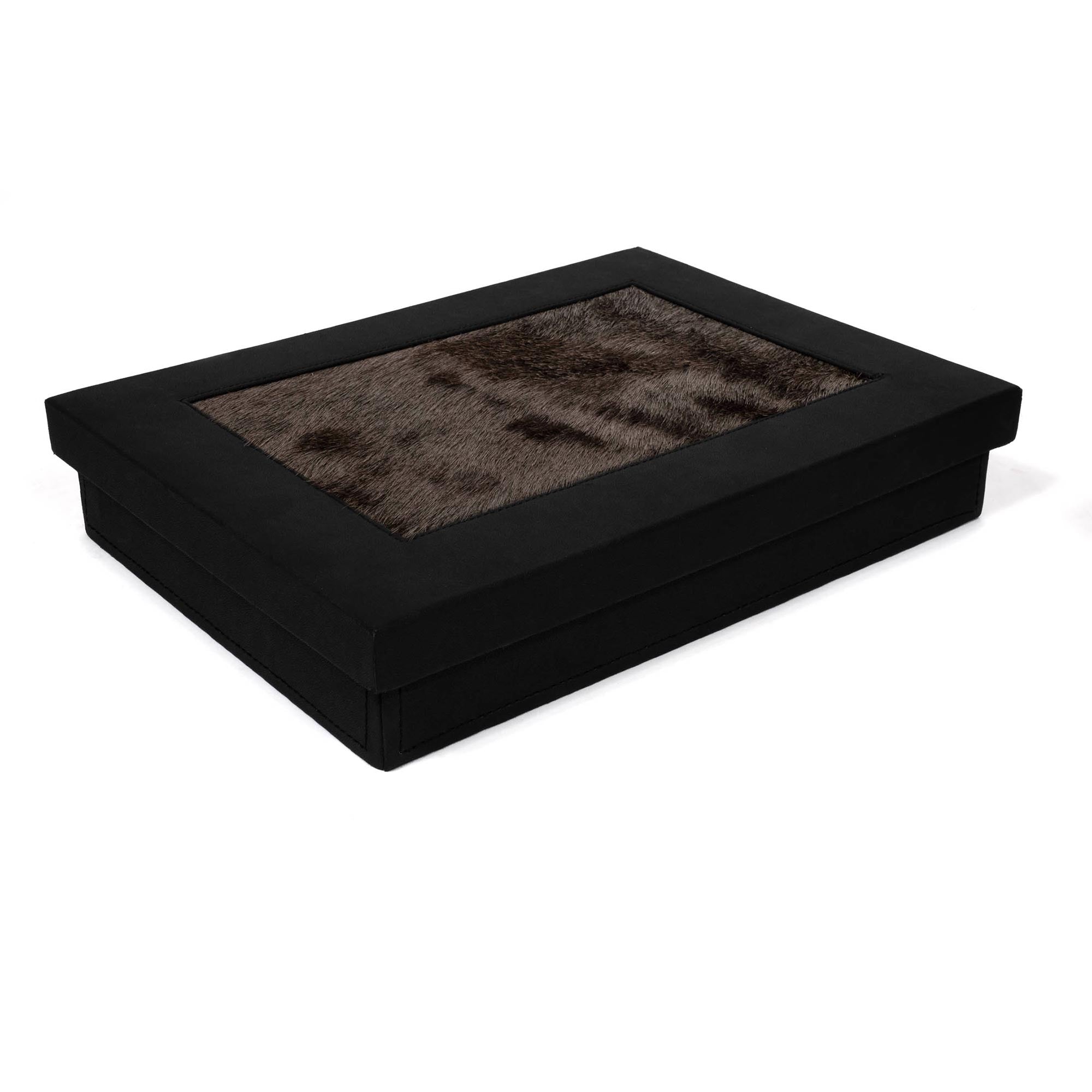 Desk Organizer Box - Wildebeest Hide