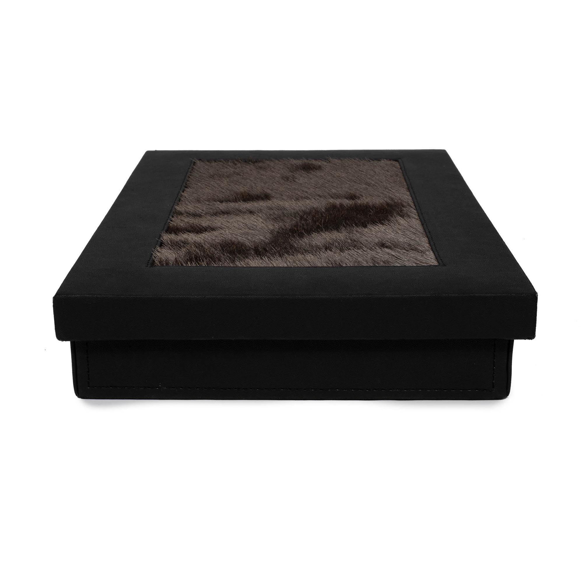 Desk Organizer Box - Wildebeest Hide