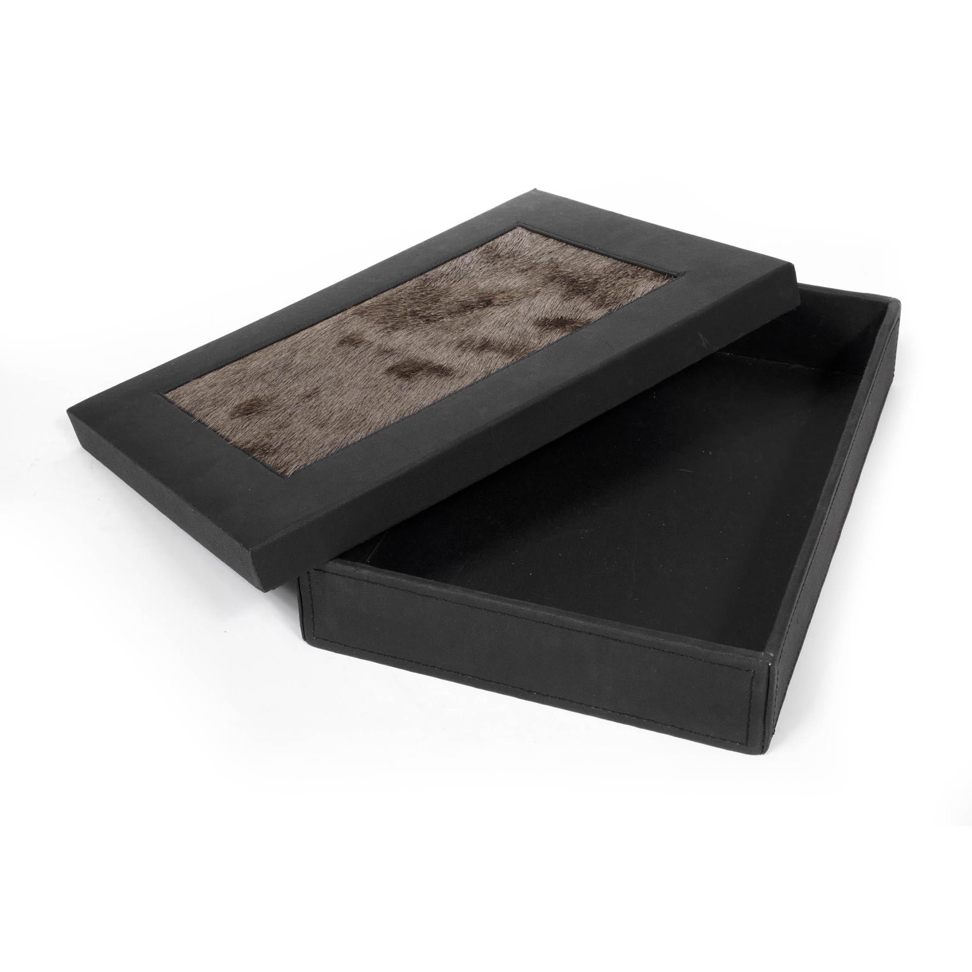 Desk Organizer Box - Wildebeest Hide