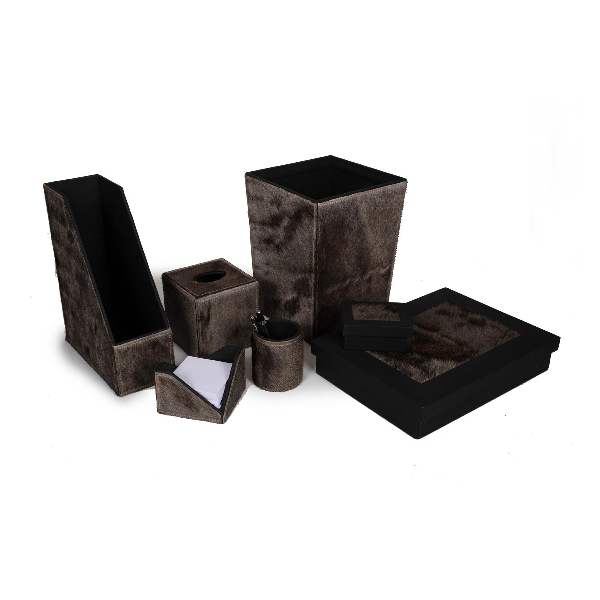 Playing Card Box - Wildebeest Hide