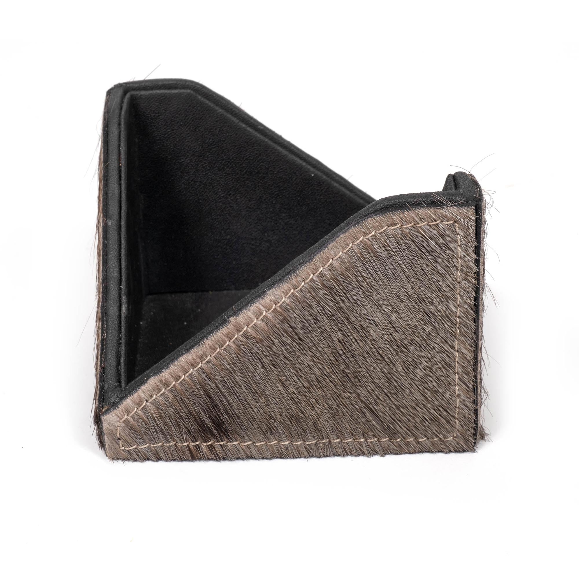 Note Paper Holder - Wildebeest Hide