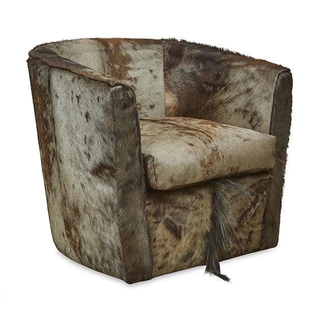 Wildebeest Hide Tub Chair