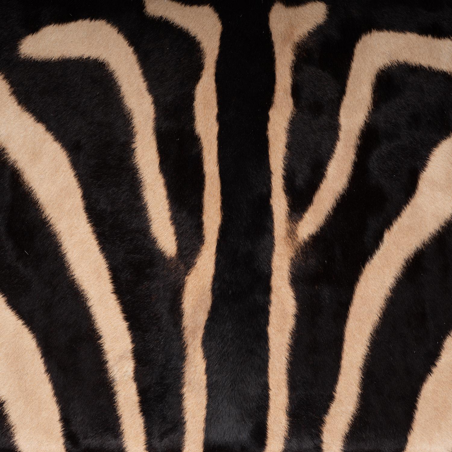 Zebra Hide Bench